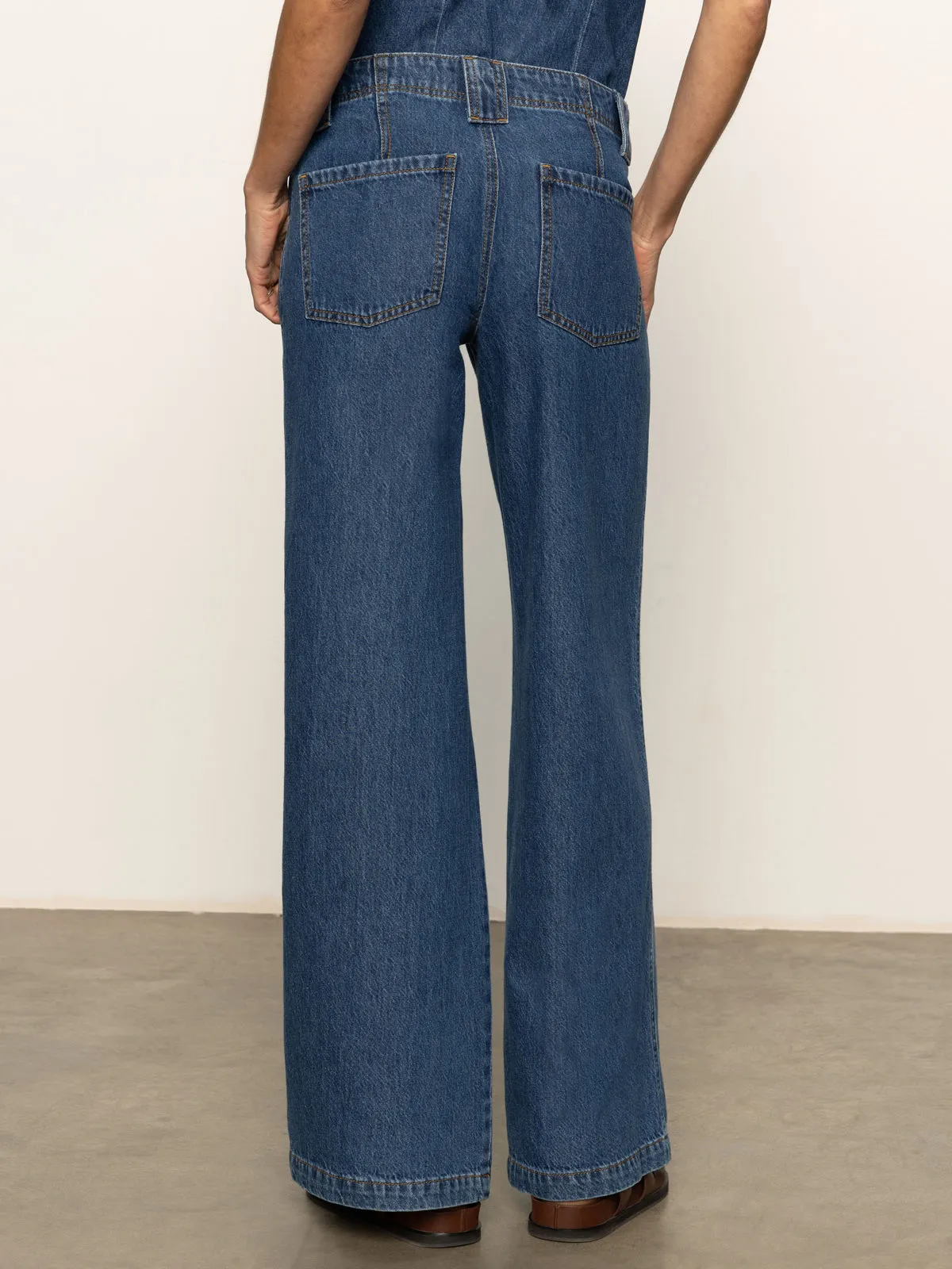 Arden Wide Leg Jeans Perfect Storm Functional Fit