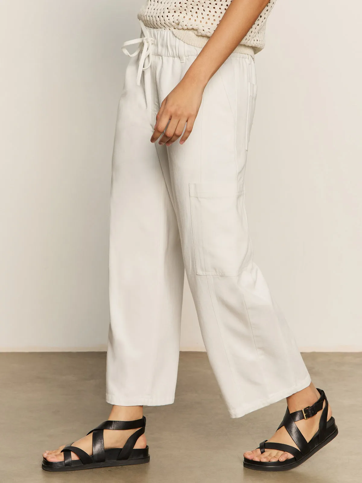 Area Standard Rise Pant Bleached White BreathableFabric