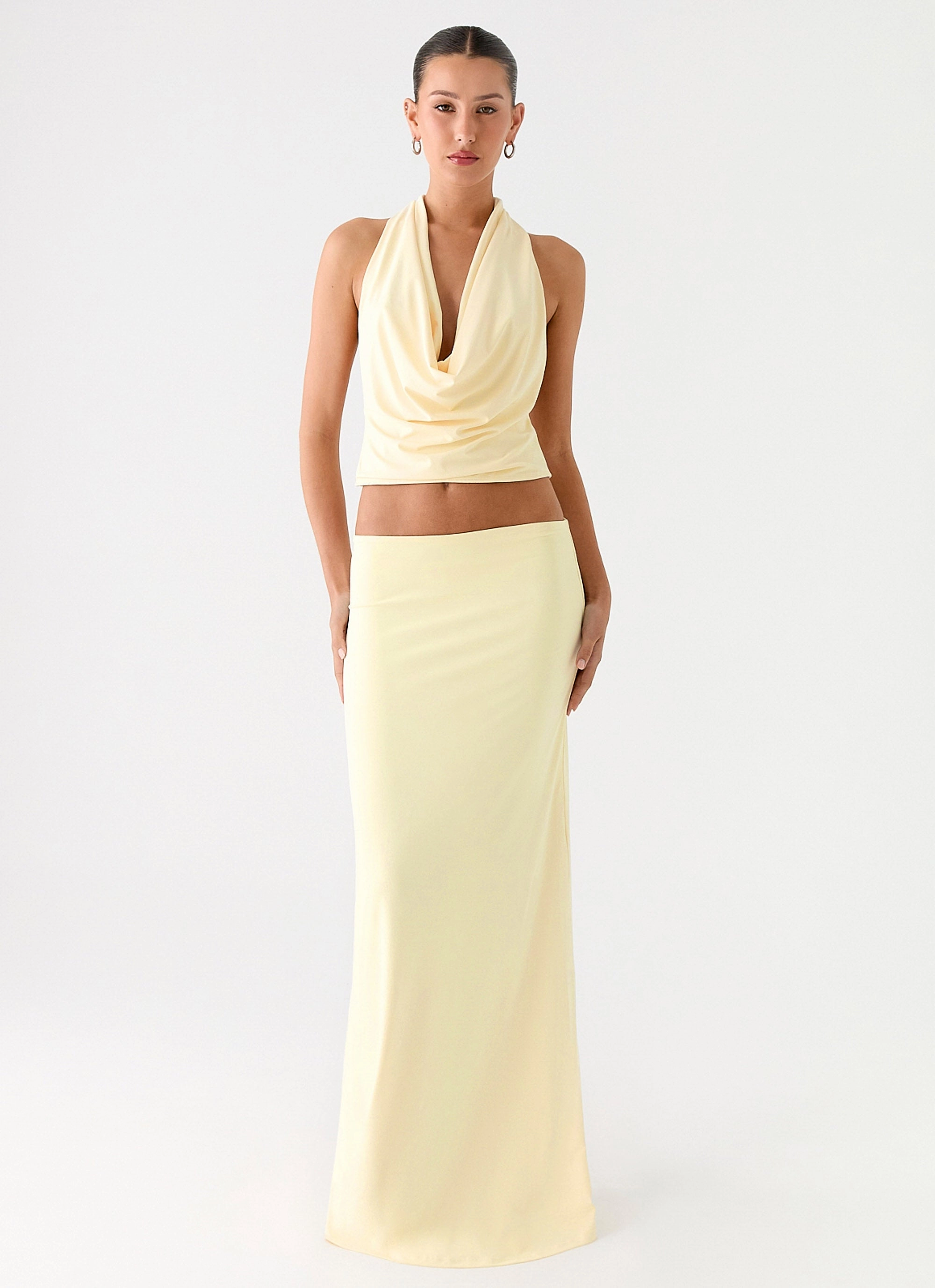 Breezy Look Ashi Maxi Skirt - Yellow