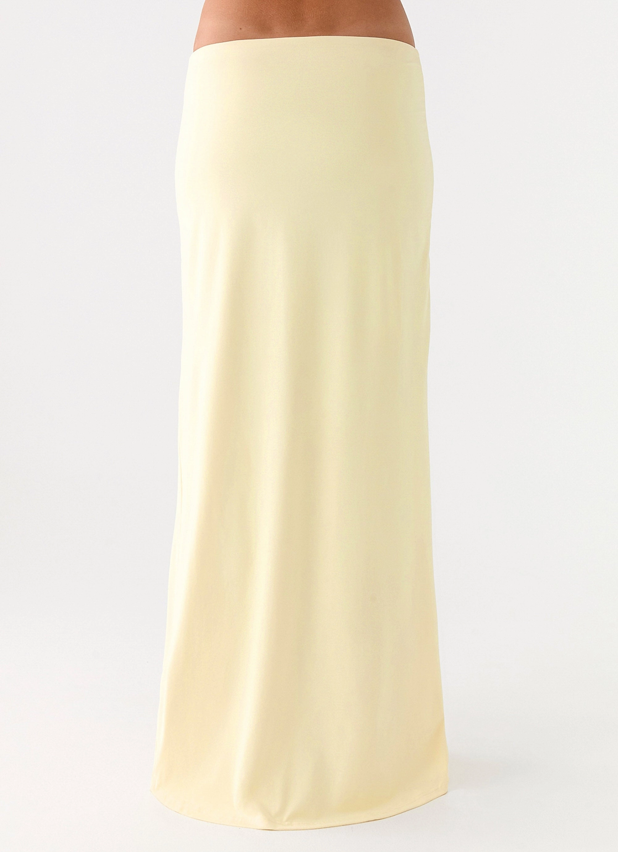 Ashi Maxi Skirt - Yellow Essential Wear