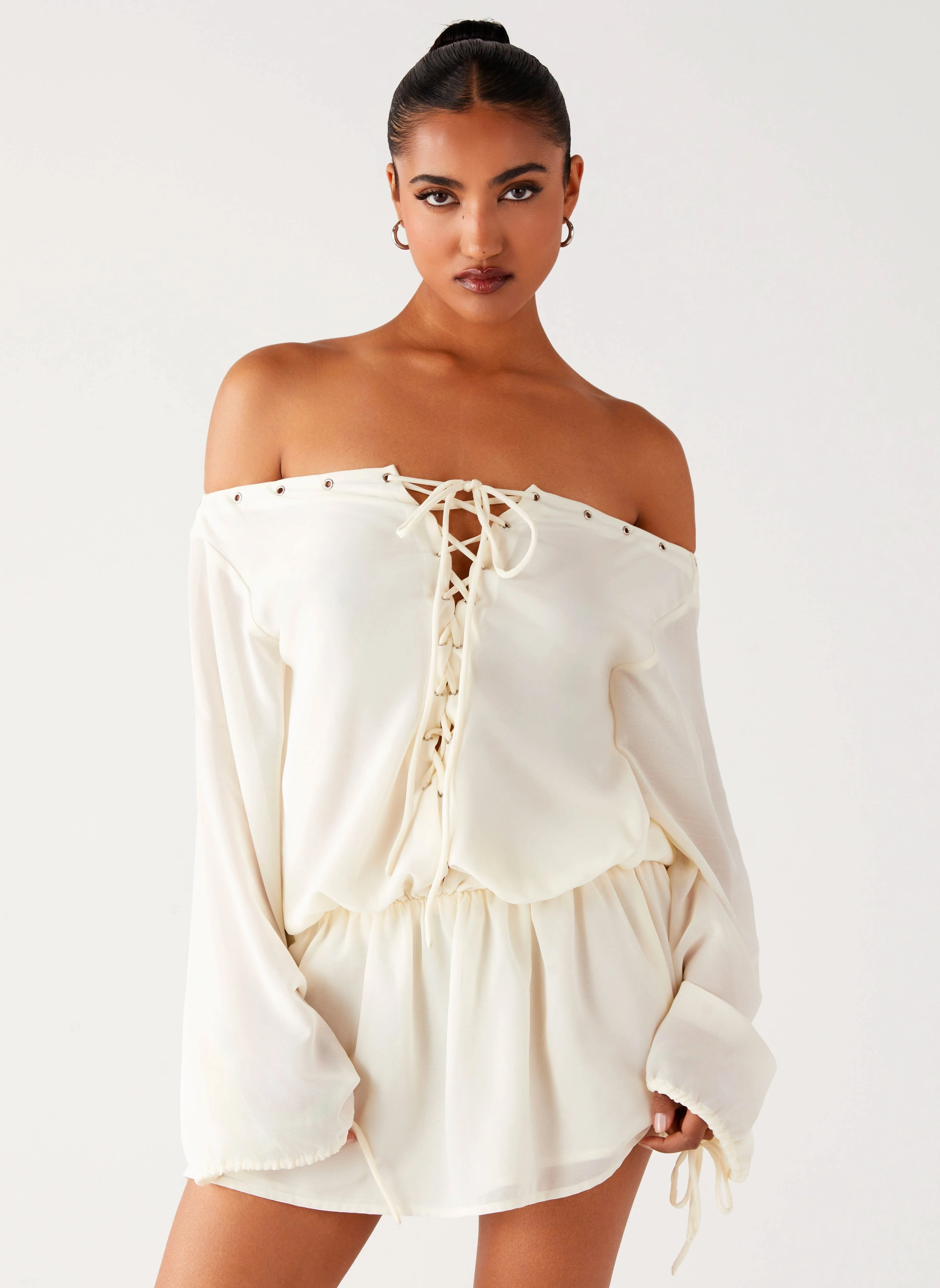 Thermal Regulating City Wear Astaria Mini Dress - Ivory