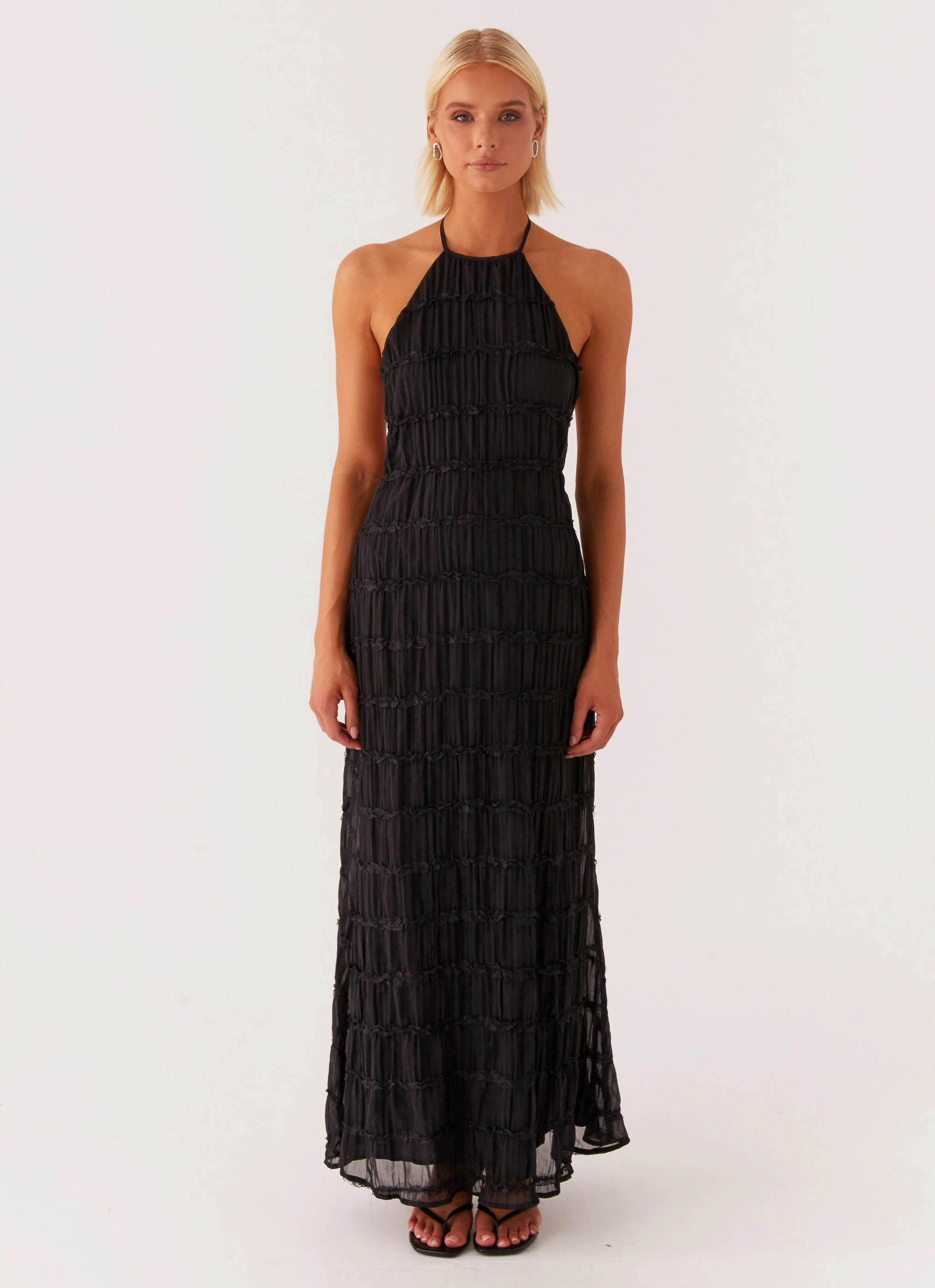 Tailored Fit Effortless Wear Aullie Maxi Dress - Black