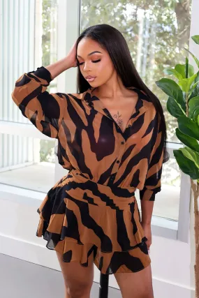 Autumn Flare Romper AntiPilling