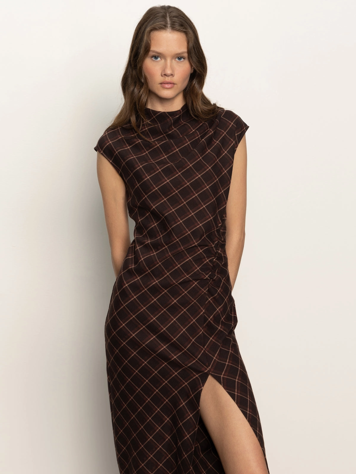 Autumns Best Dress Cocoa Plaid Reinforced Elbow Patches
