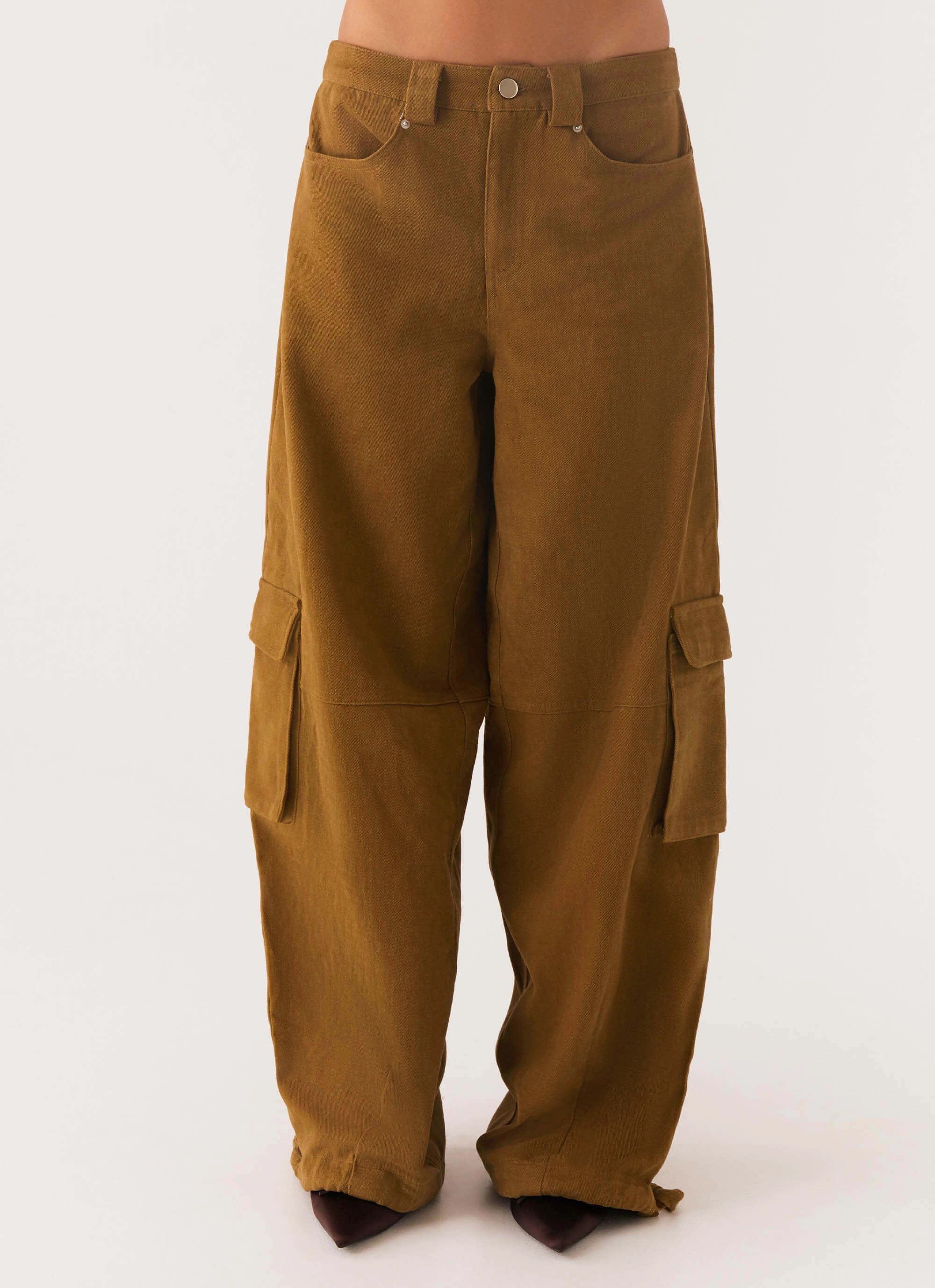 Versatile Wearable Back In Time Cargo Pant - Brown