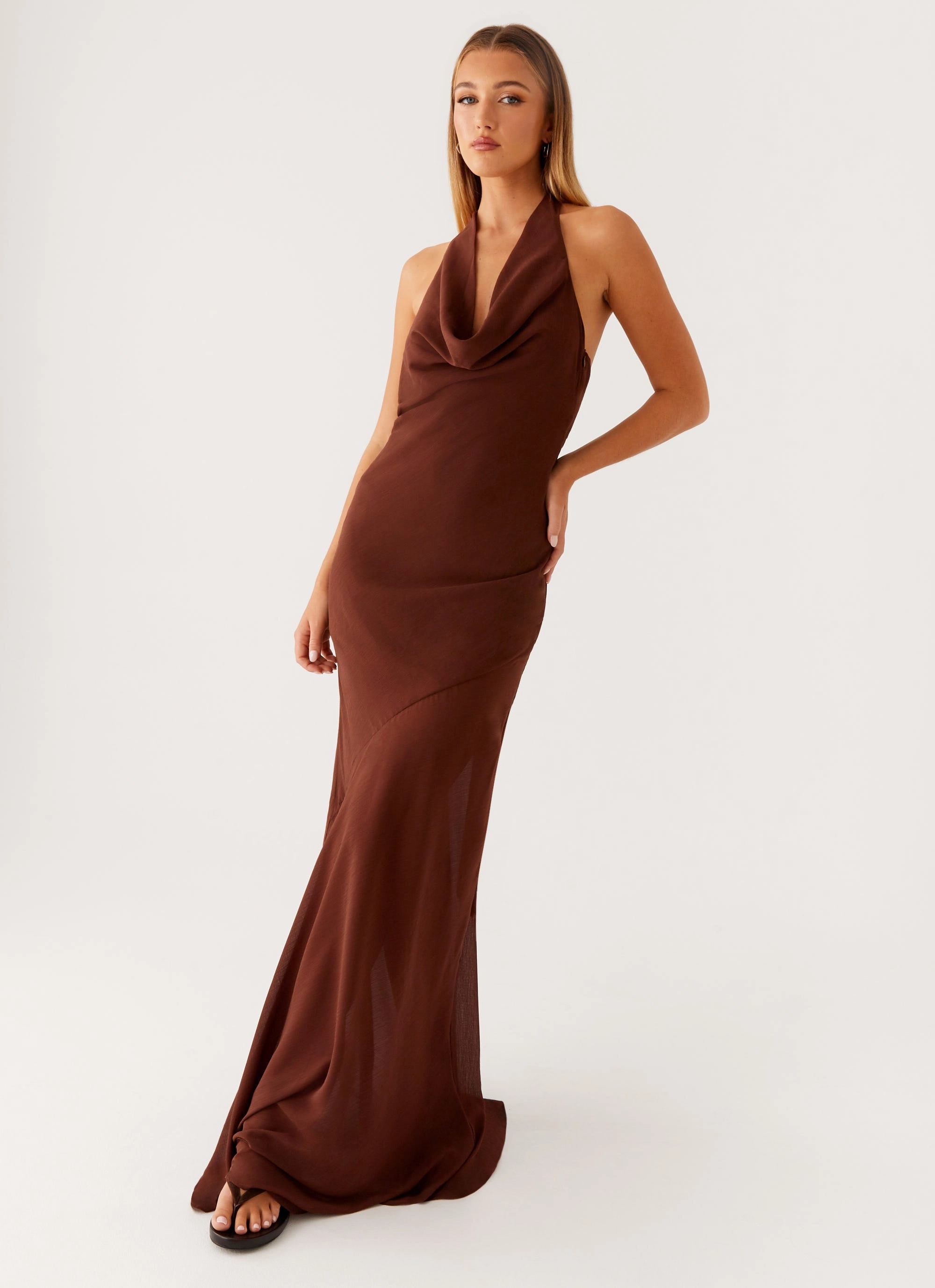 Classic Cut Sullivan Maxi Dress - Chocolate