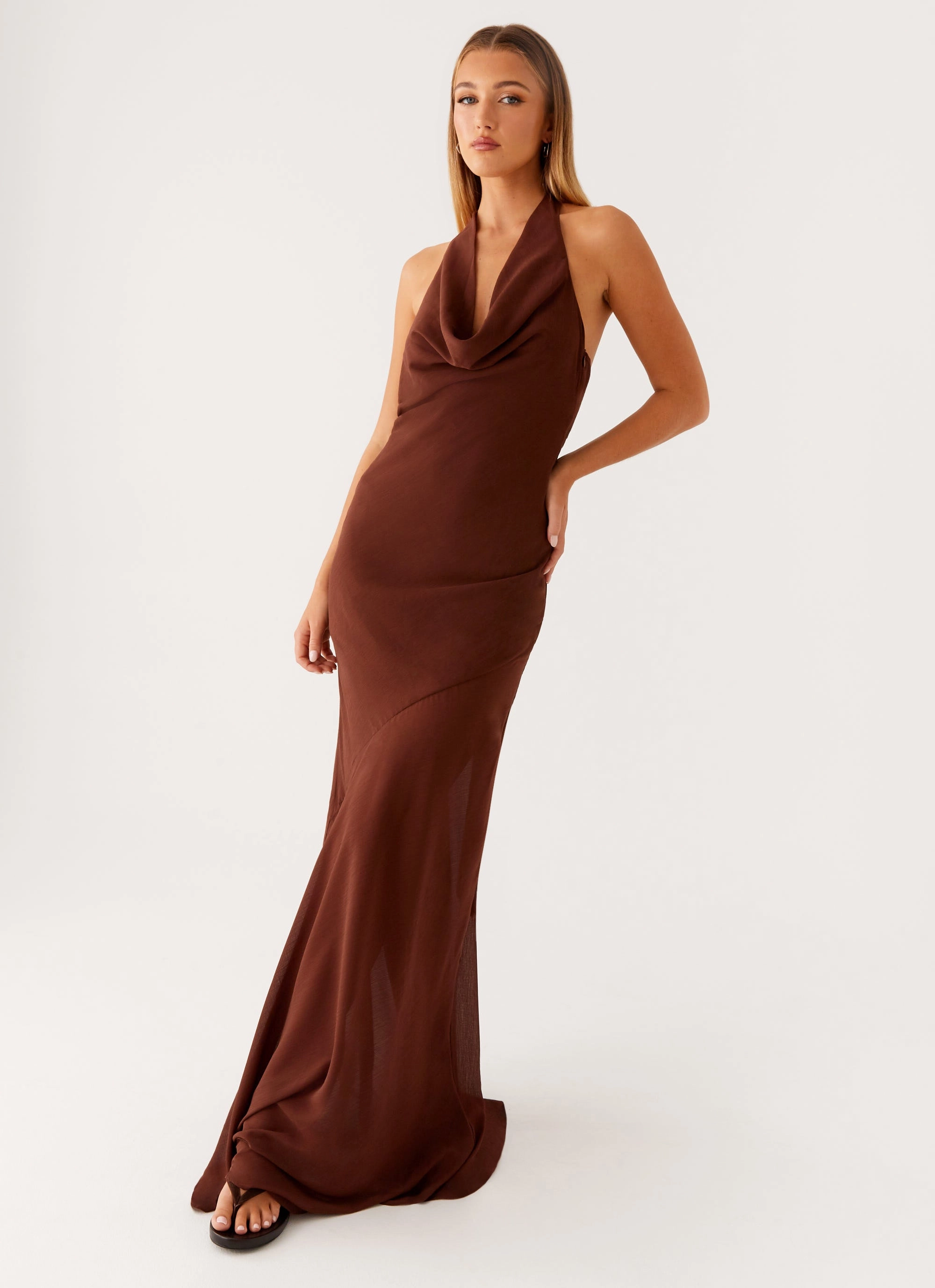 Air Comfort Trend Texture Sullivan Maxi Dress - Chocolate