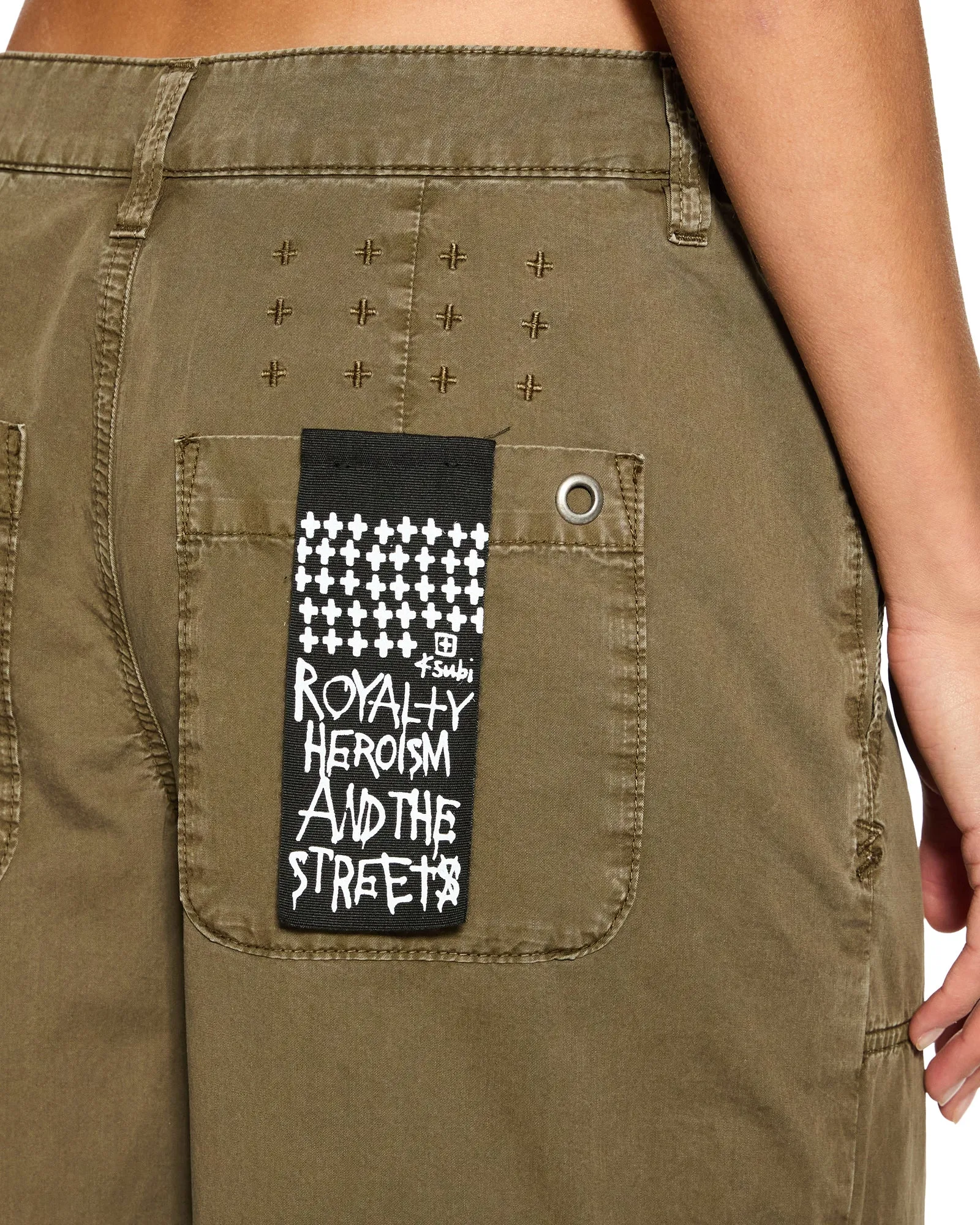 BAGGY CARGO KHAKI Low Maintenance Denim