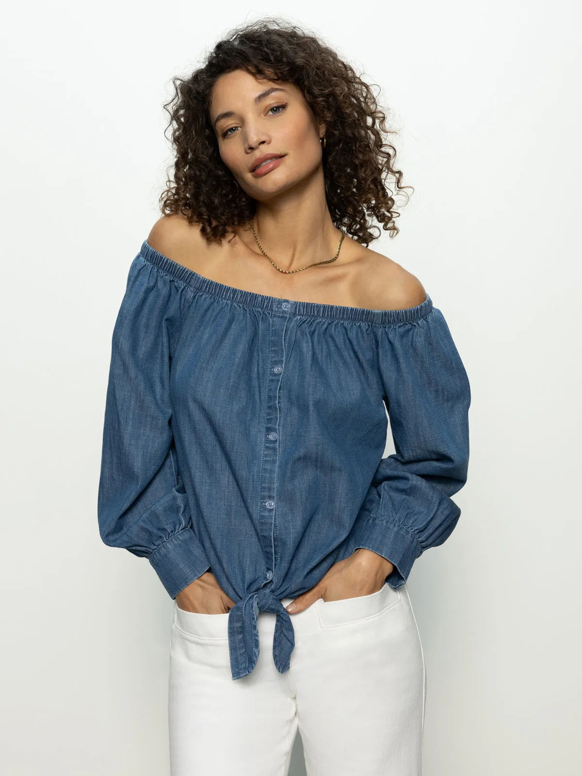 UniversalFit Chic Cardigan Ballet Tie Top Blue Slate