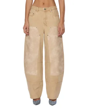 Lightweight Design Ergonomic Shoulder Cut BARREL JEAN CARPENTER OAT