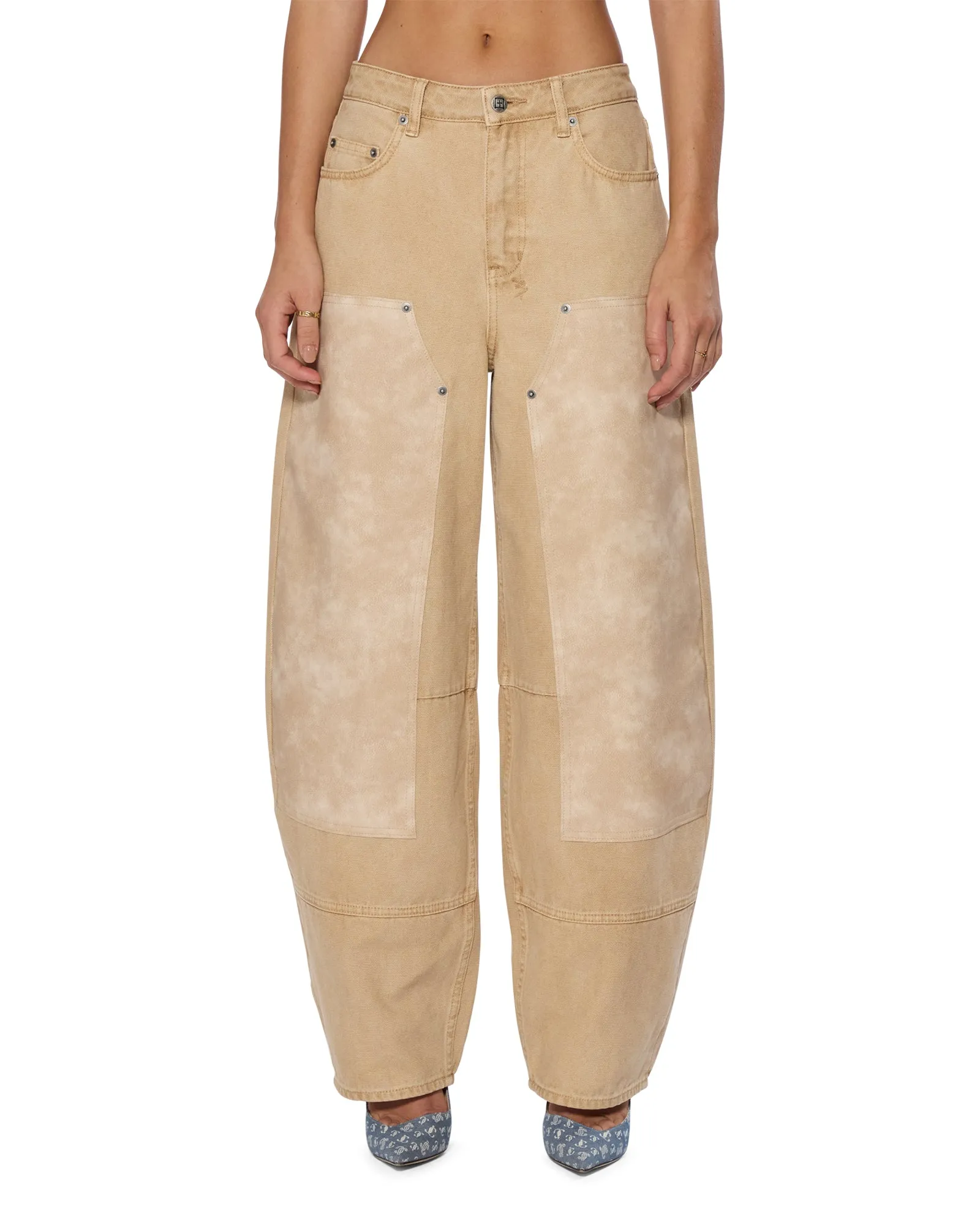 BARREL JEAN CARPENTER OAT Soft Routine Street Inspired Wardrobe Classic