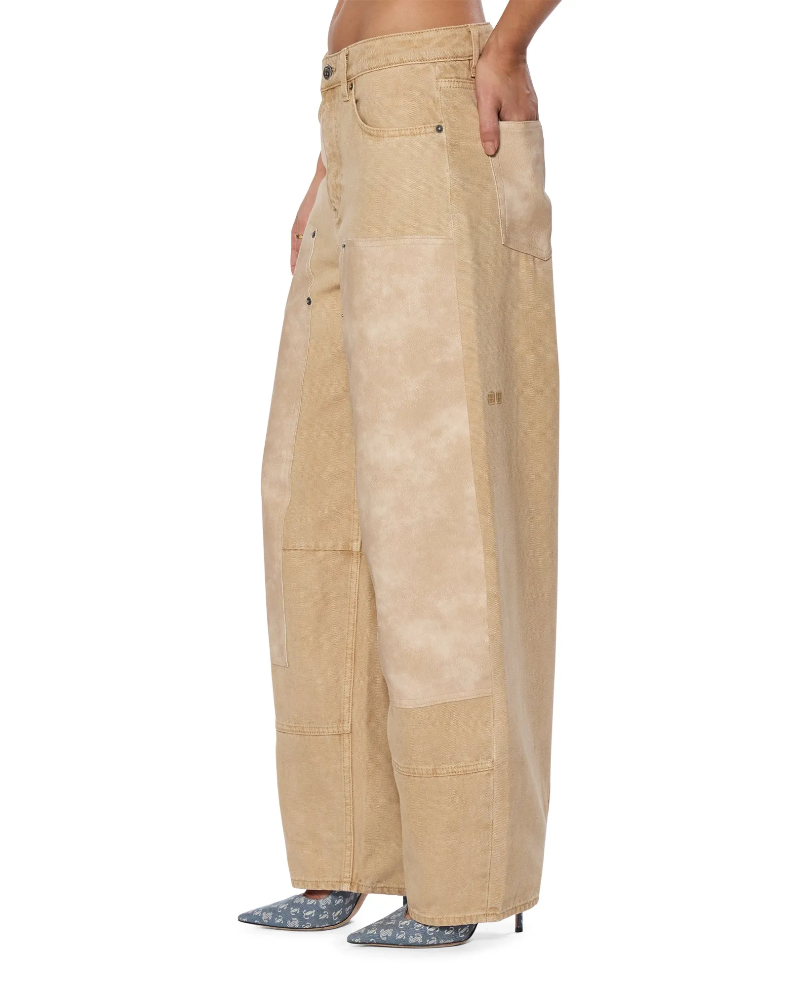 BARREL JEAN CARPENTER OAT Soft Routine Trendy Apparel Essential Wardrobe