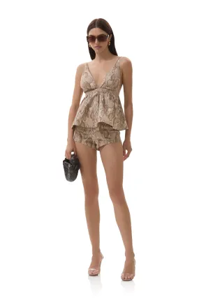 Thermal Regulating Fabric Beckham Short - Sand Snake