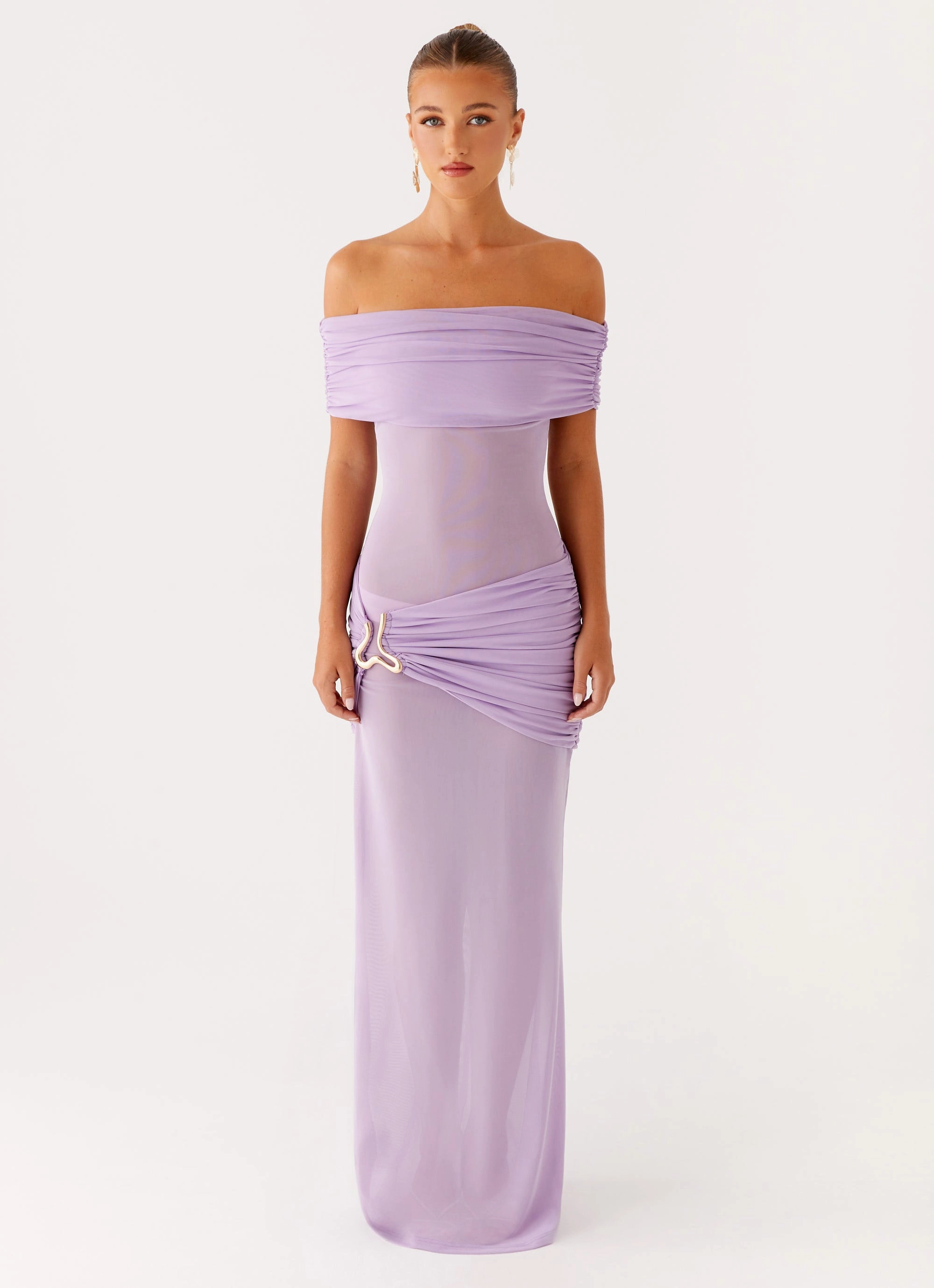 Benji Maxi Dress - Lilac Elegance Glow Work Vibes