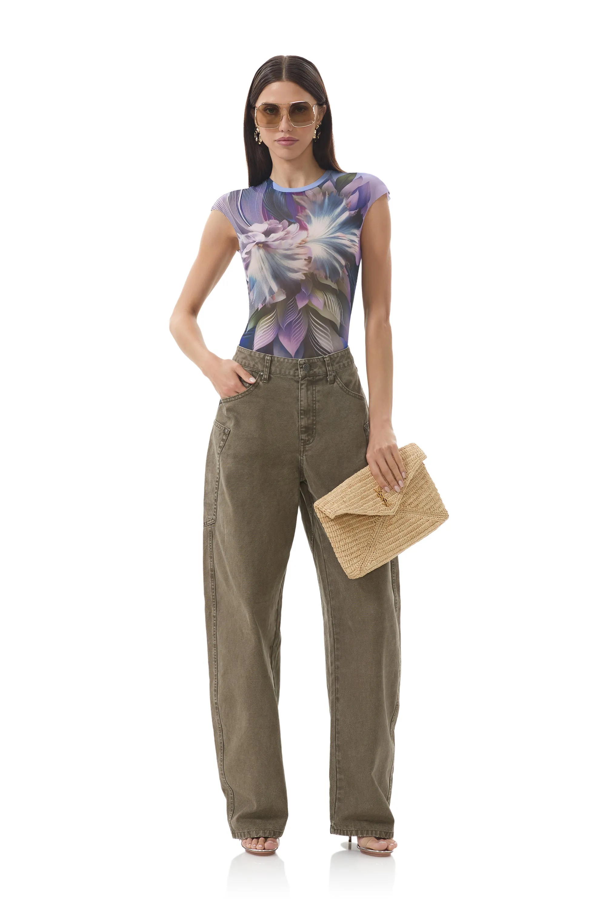 NonSlipInnerGrip Bexley Barrel Pant - Olive Night