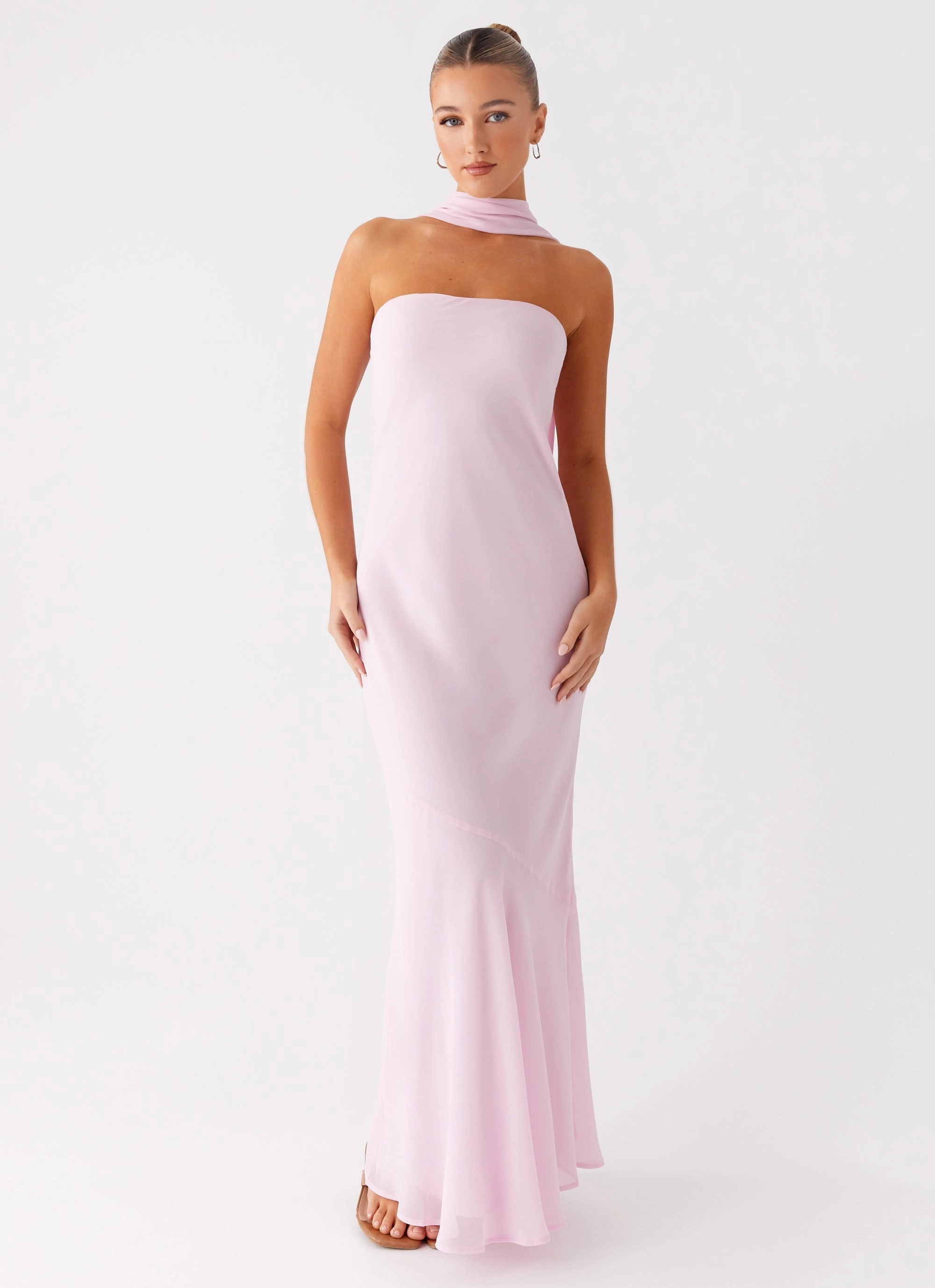 Minimal Fit Under The Pagoda Maxi Dress - Pink