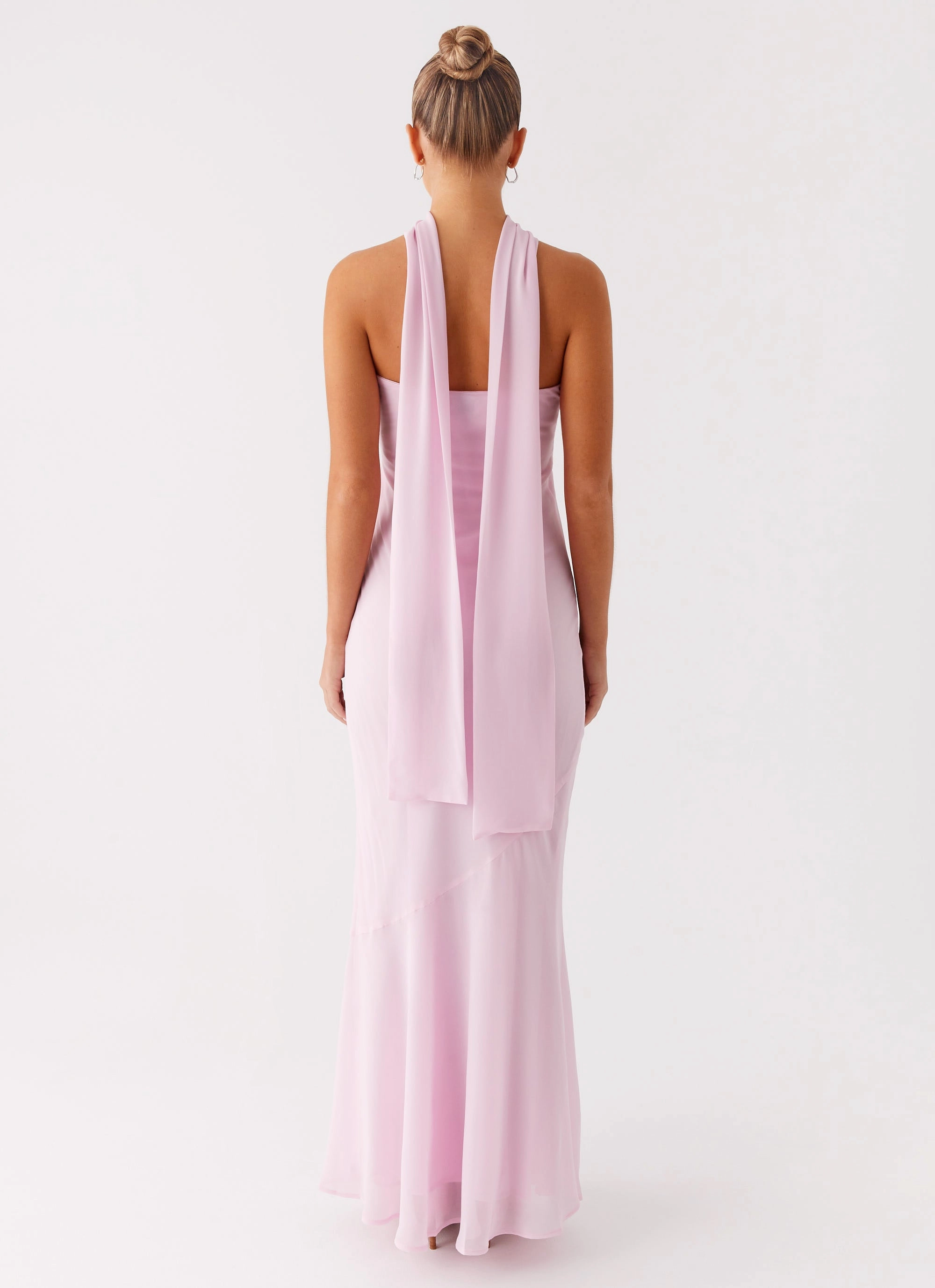 Pure Fabric Urban Mood Under The Pagoda Maxi Dress - Pink