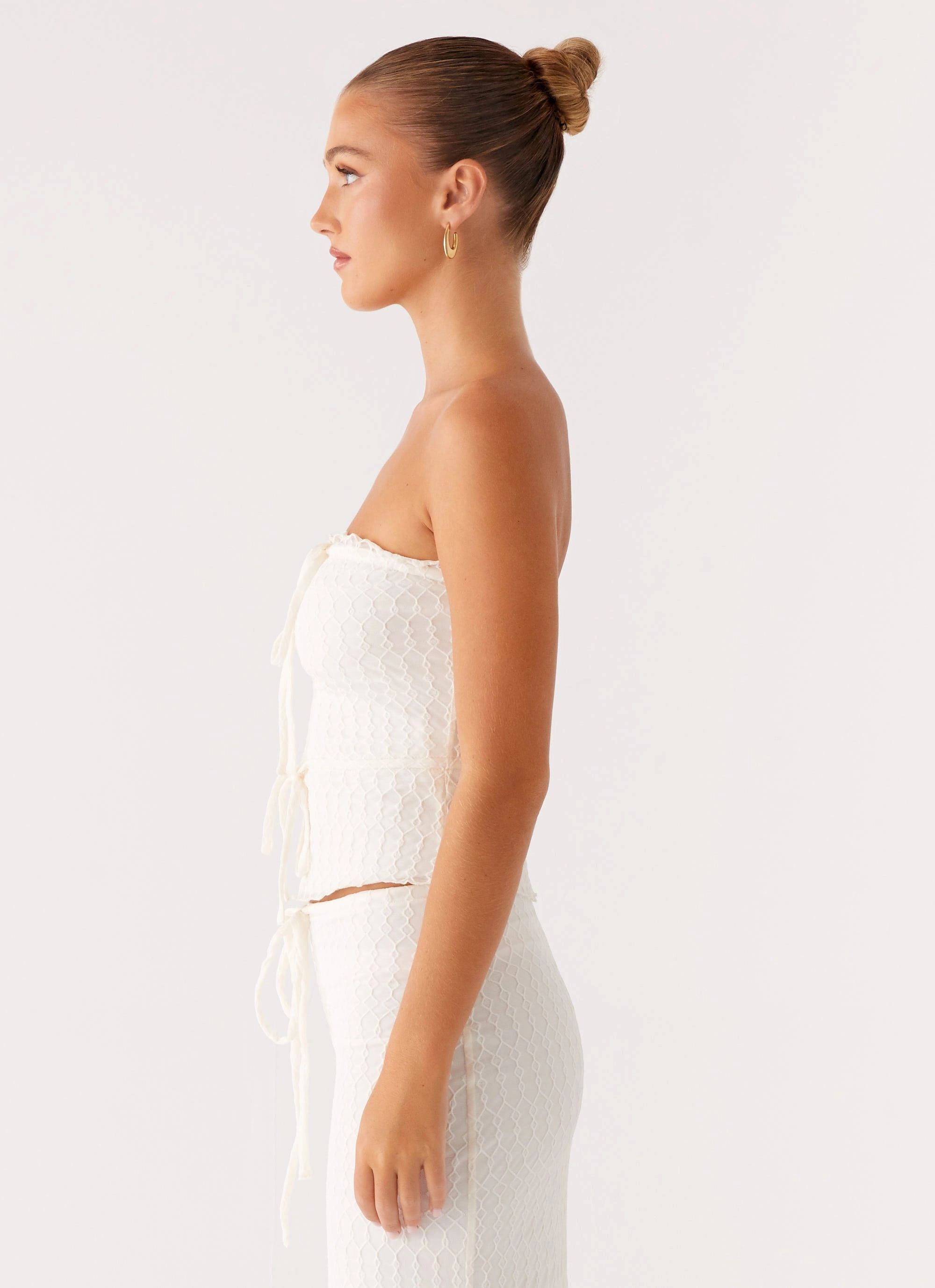Blakely Tube Top - Ivory GarmentWashed Softness