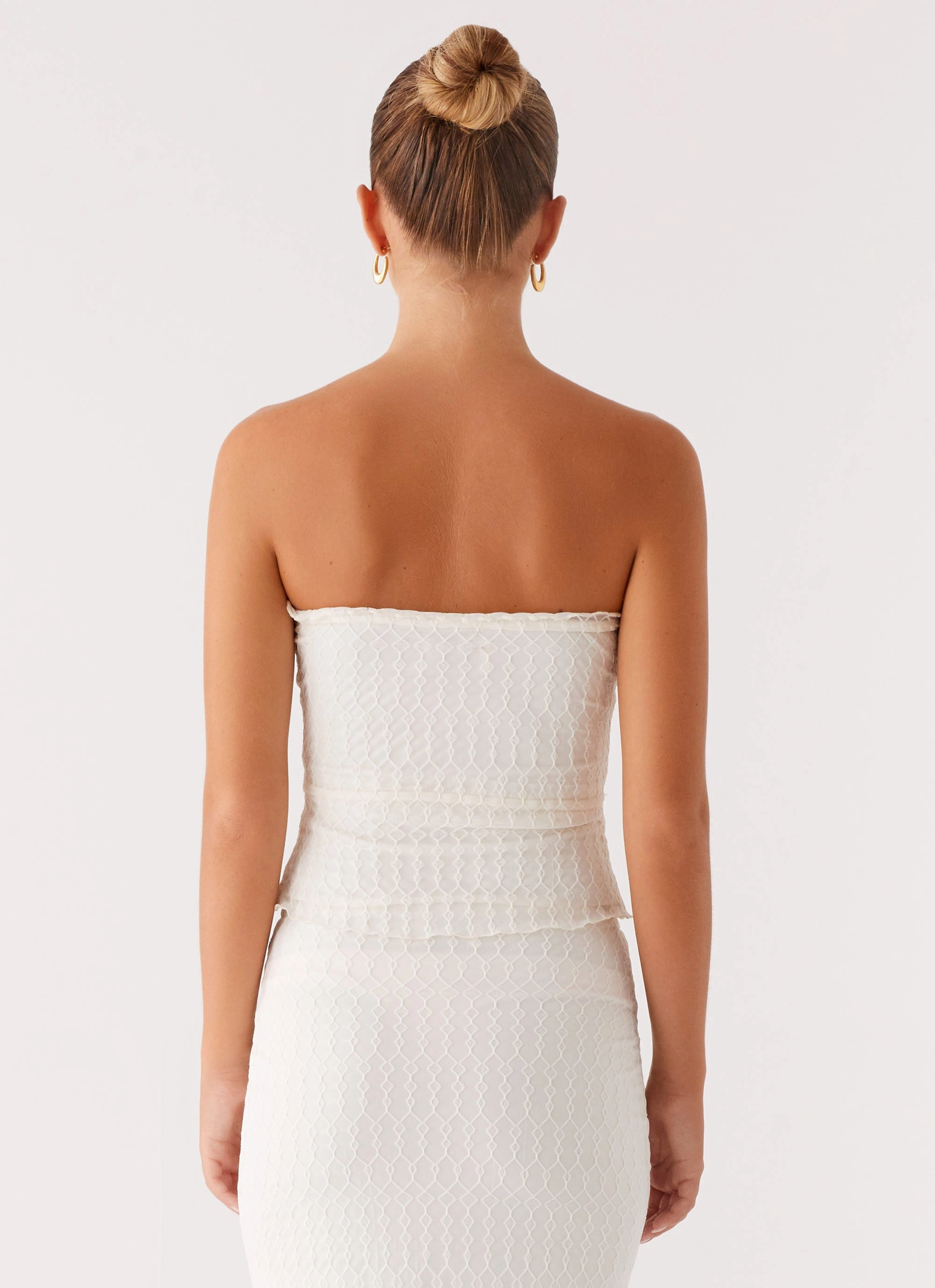 ReinforcedArmholes Antibacterial Blakely Tube Top - Ivory