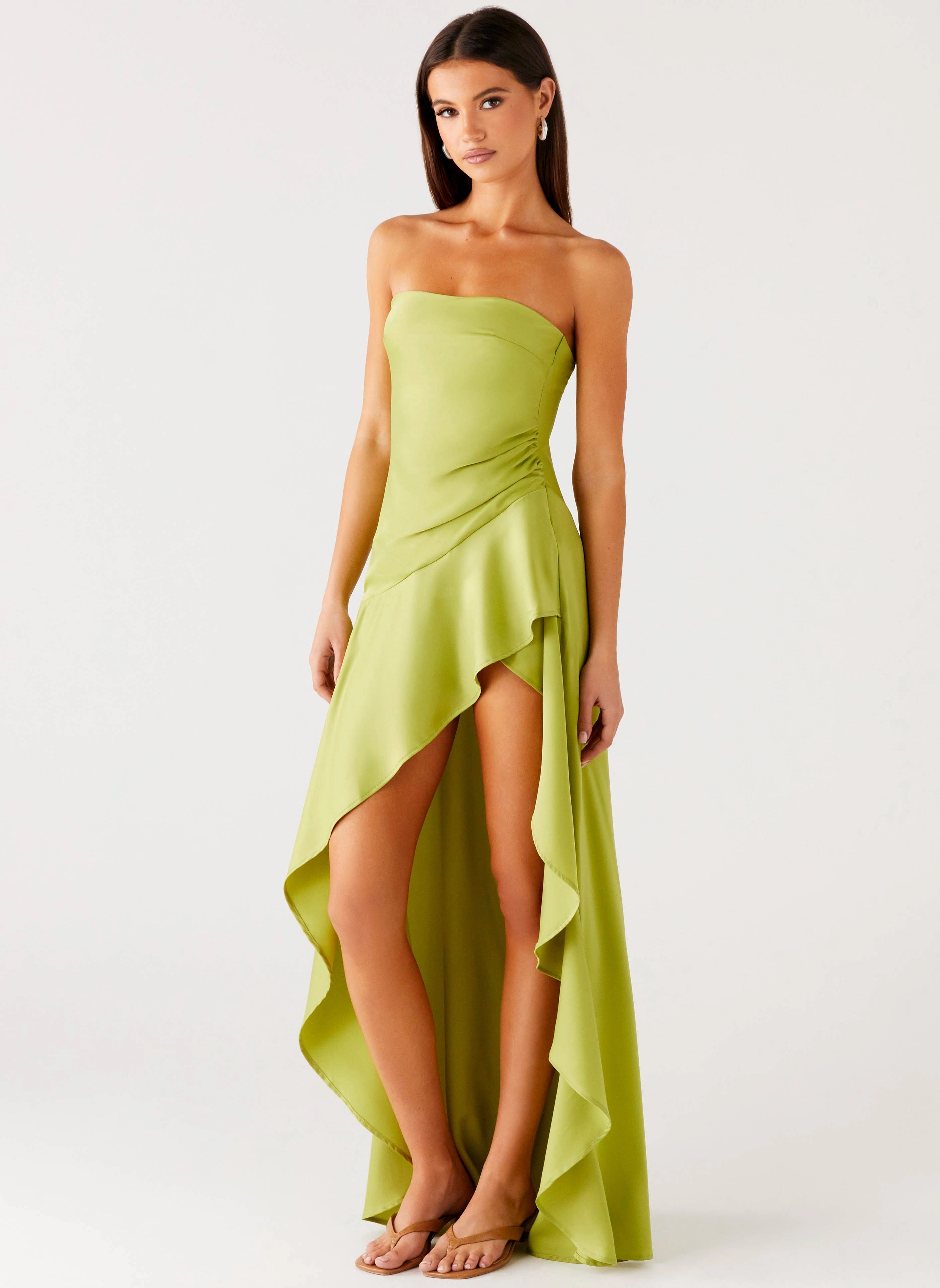 Subtle Charm Bodie Maxi Dress - Lime