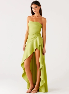 Subtle Charm Bodie Maxi Dress - Lime