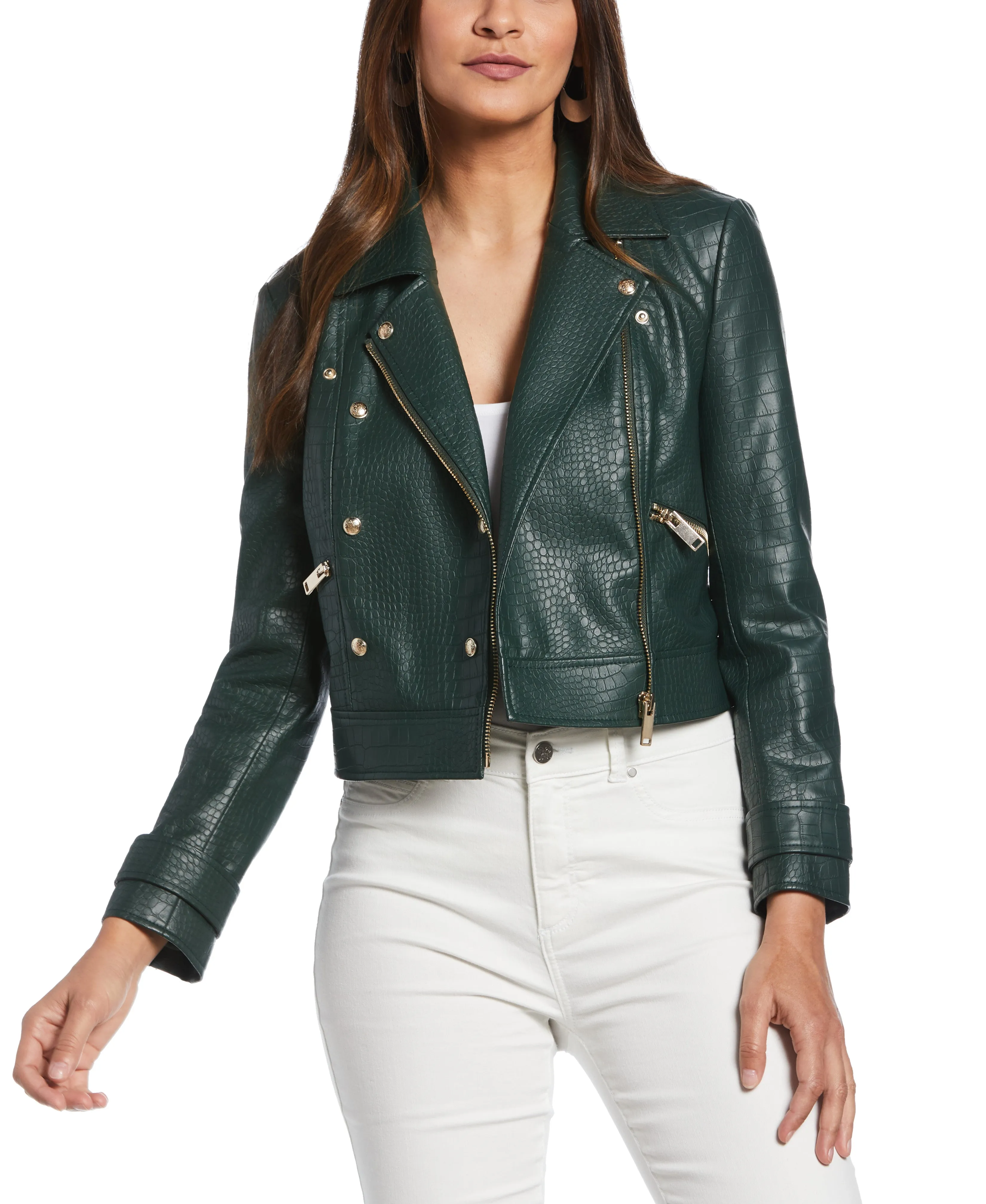 See Method Faux Leather Moto Jacket