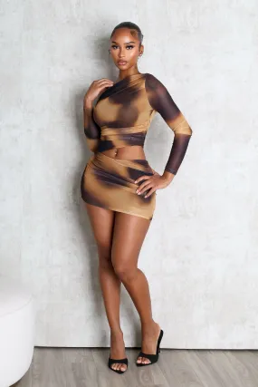 Uria Asymmetric Mini Dress Grace Glow Comfy Flex