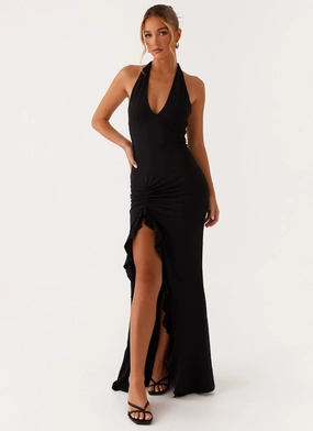 Charmed By You Maxi Dress - Black Year Rounder