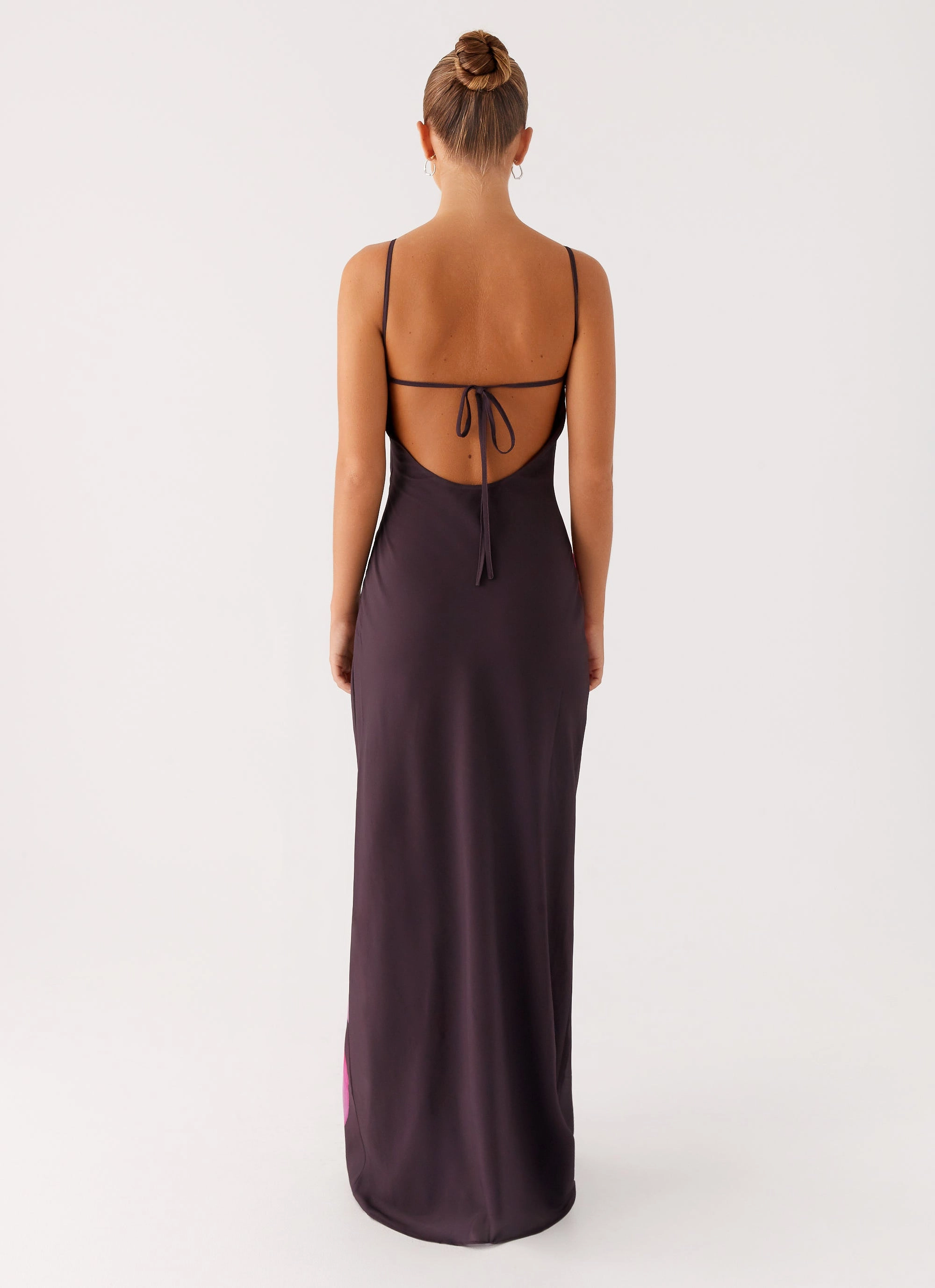 Griselda Maxi Dress - Dark Chocolate Elegant Wearable Holiday Wear