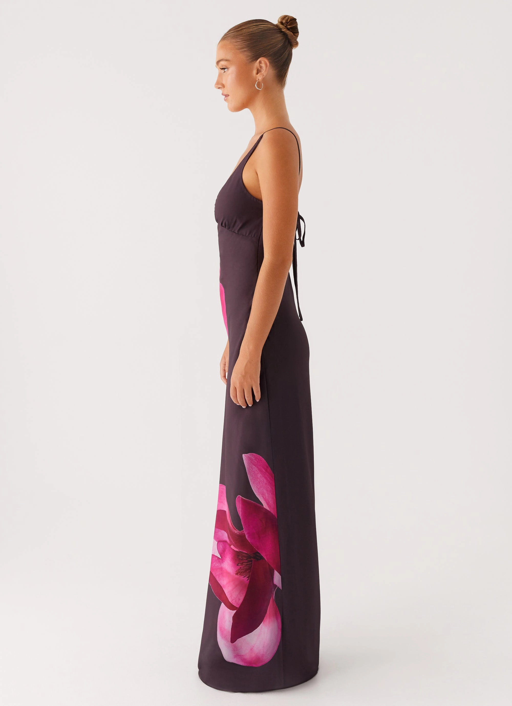 Style Moment Trend Fit Griselda Maxi Dress - Dark Chocolate