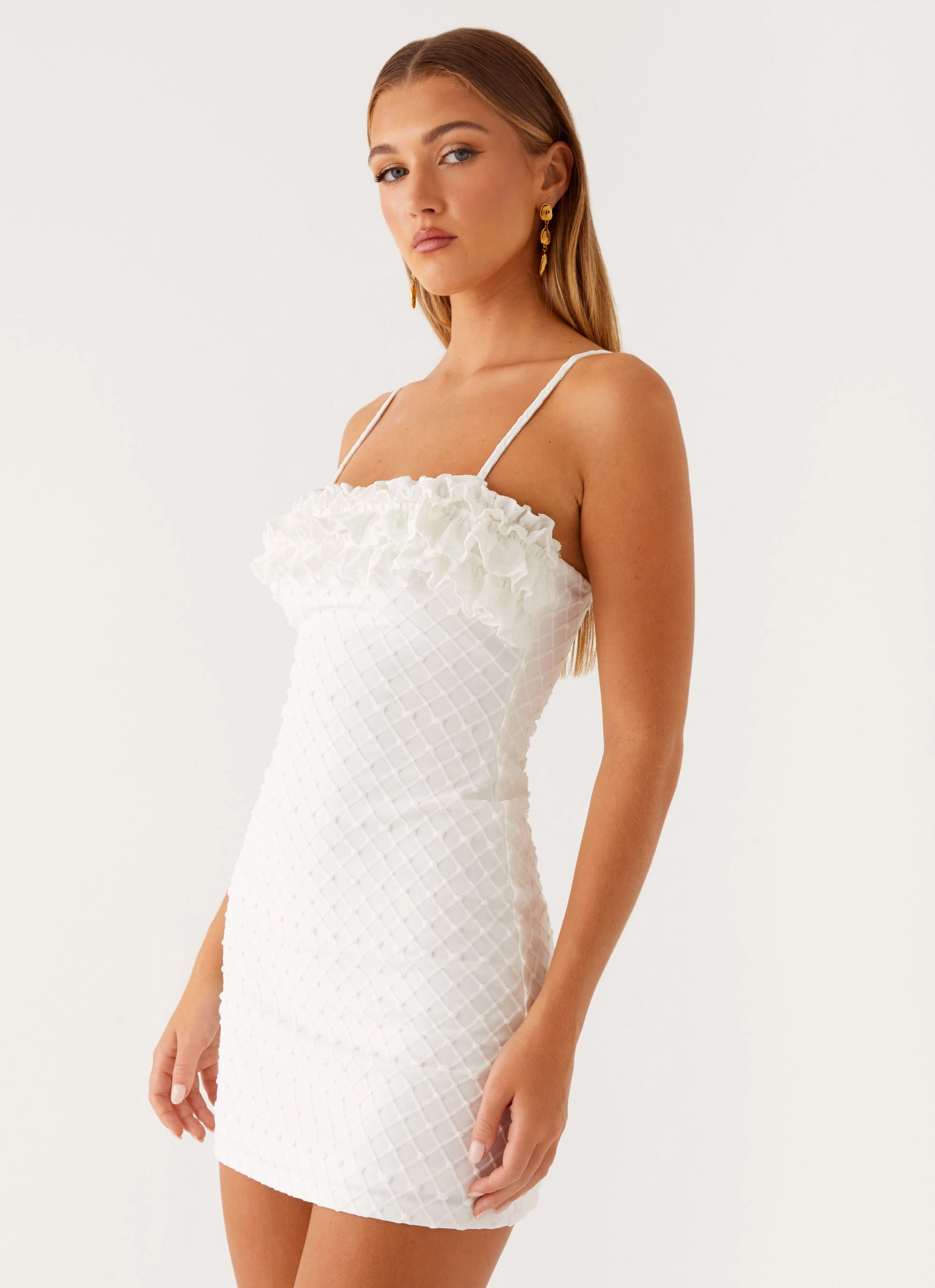 Urban Edge Bowden Mini Dress - Ivory