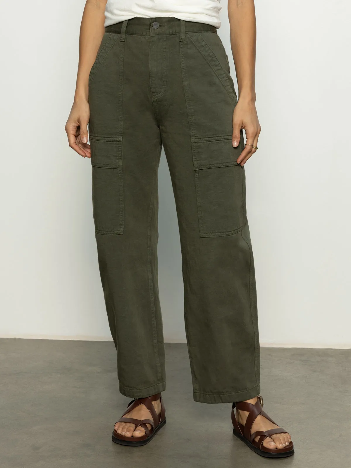 Boyfriend Utility Pant Kalamata Organic Cotton