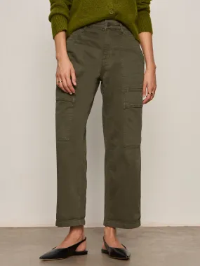 Boyfriend Utility Pant Kalamata Petite Sizing Anti Cling Finish