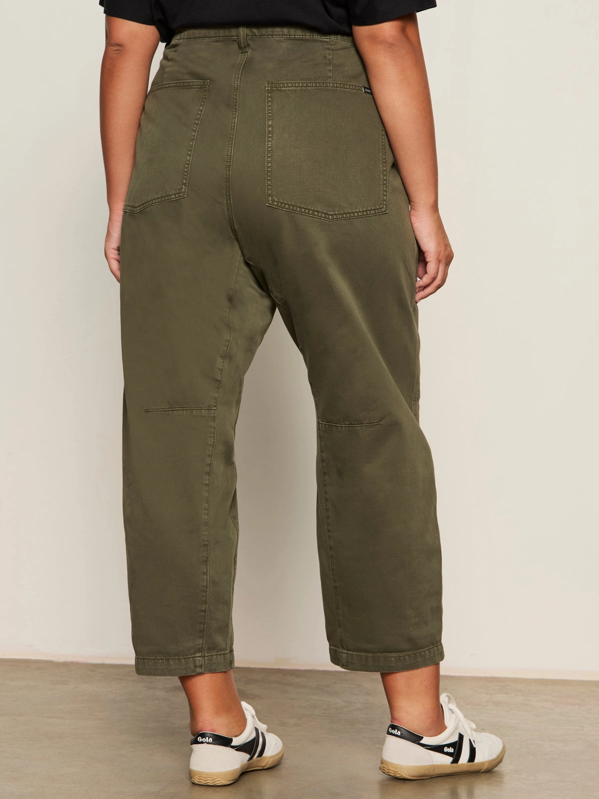 Boyfriend Utility Pant Kalamata Extended Sizing Basic Long Sleeve