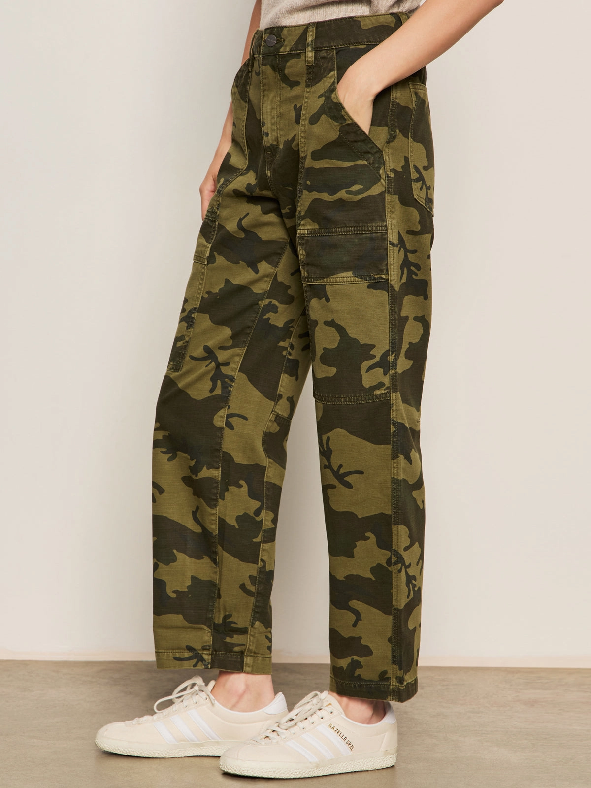 Durable Reinforced Elbows Active Look Boyfriend Utility Pant Rambler Camo