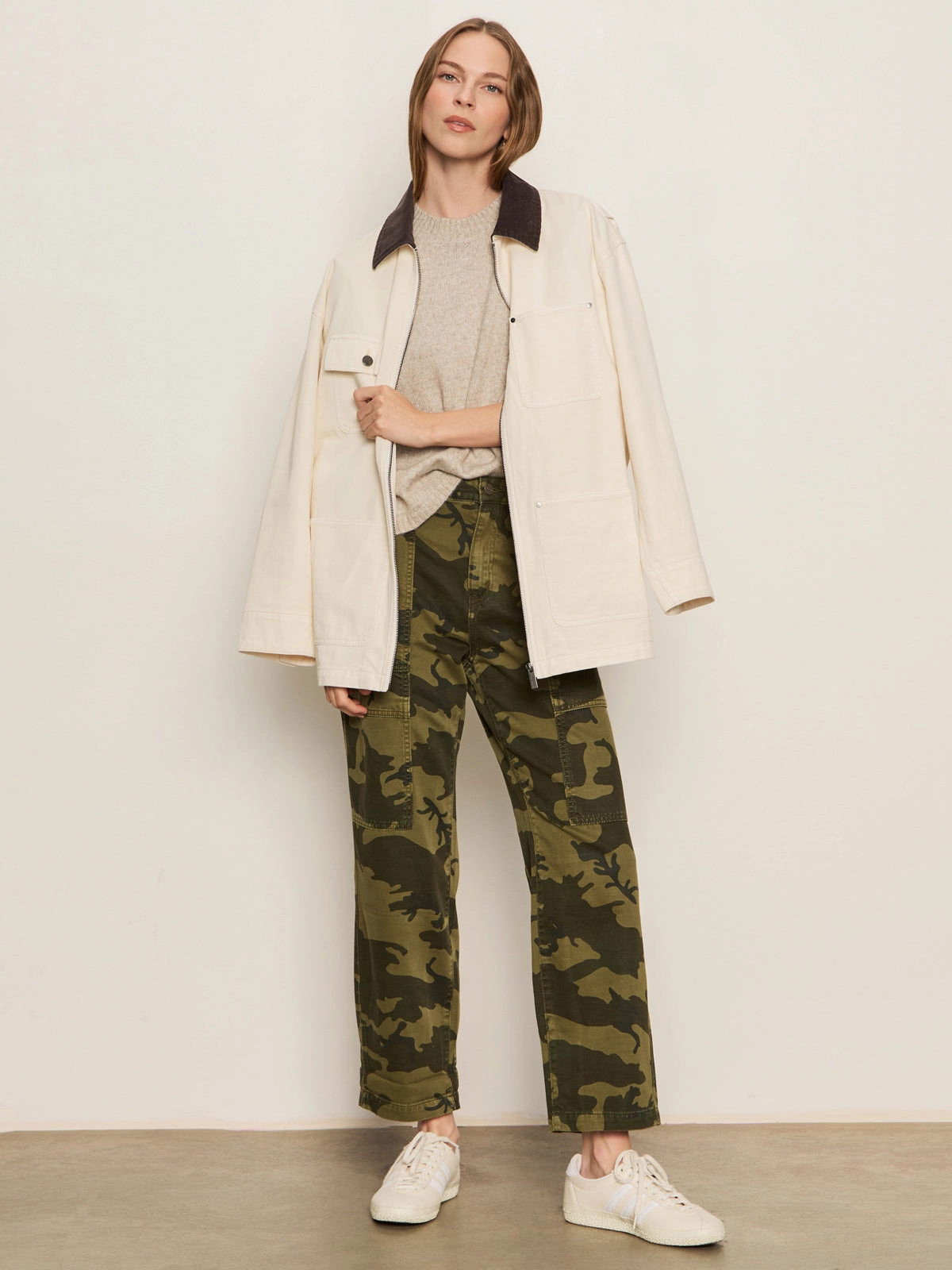 FlexibleRibbing UltraSoftInterior Boyfriend Utility Pant Rambler Camo
