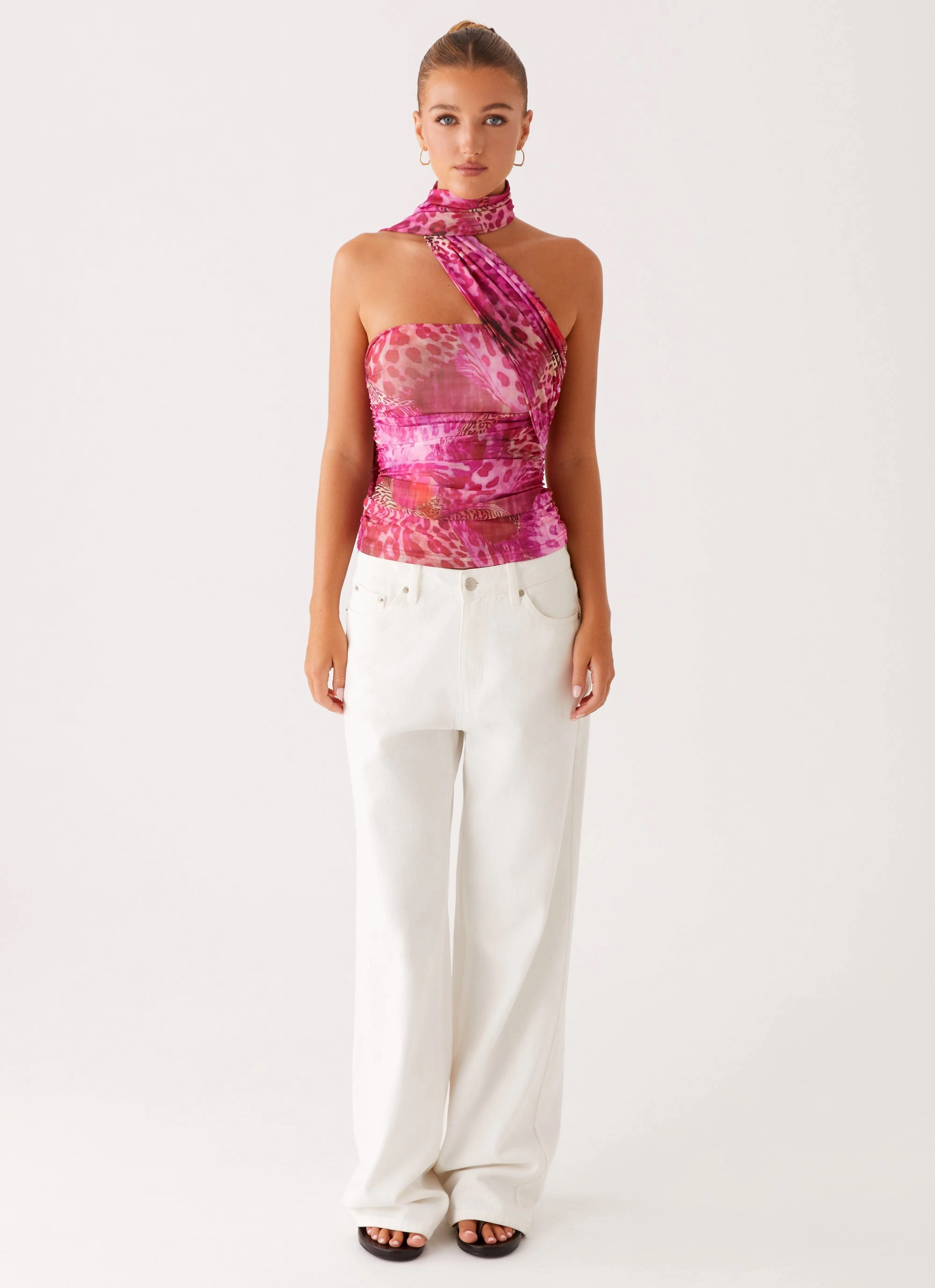 Breaking News Top - Lavender Lagoon NaturalFiberBlend SweatAbsorbent