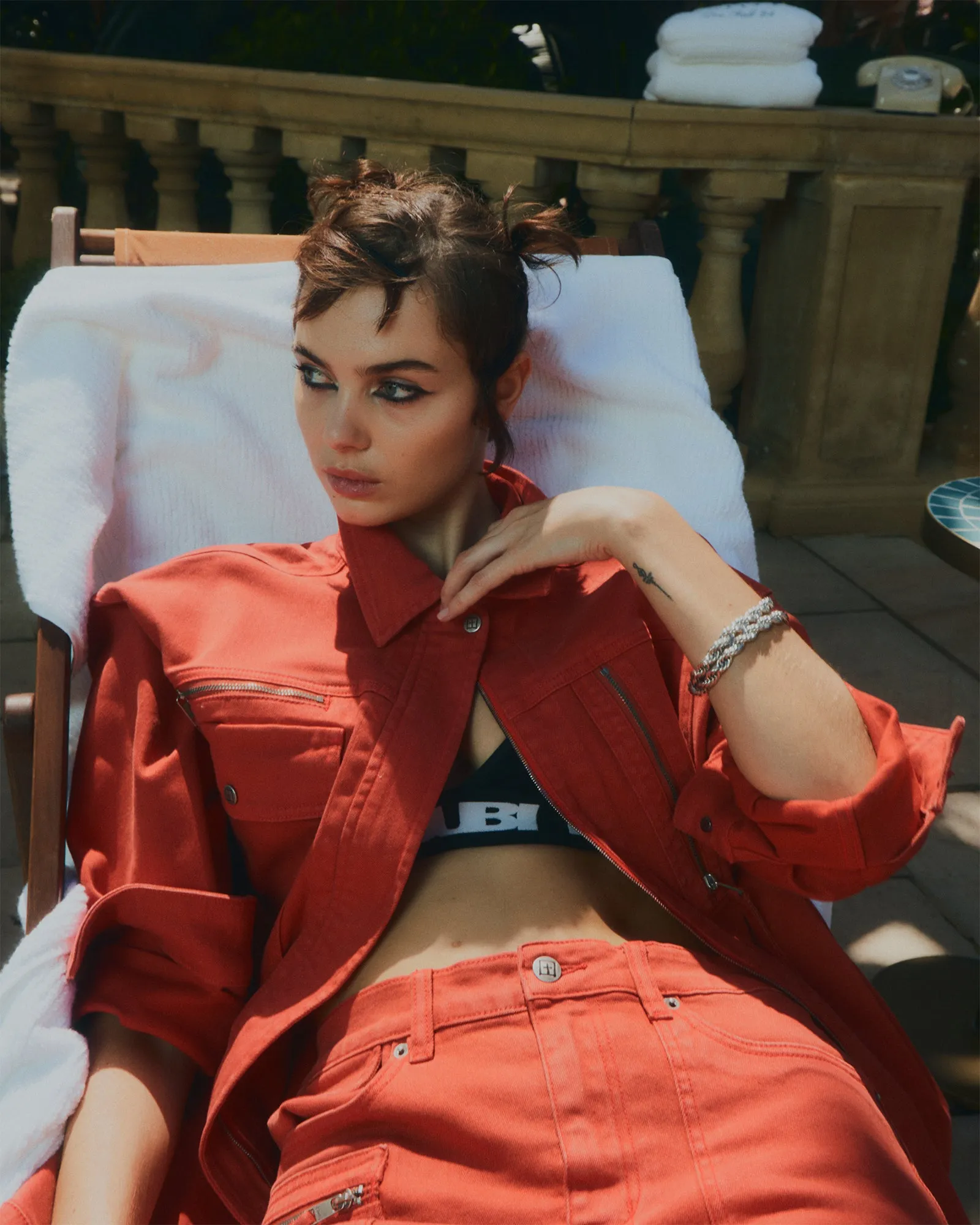 DOWNTOWN JACKET BIKER ROASTED Designer