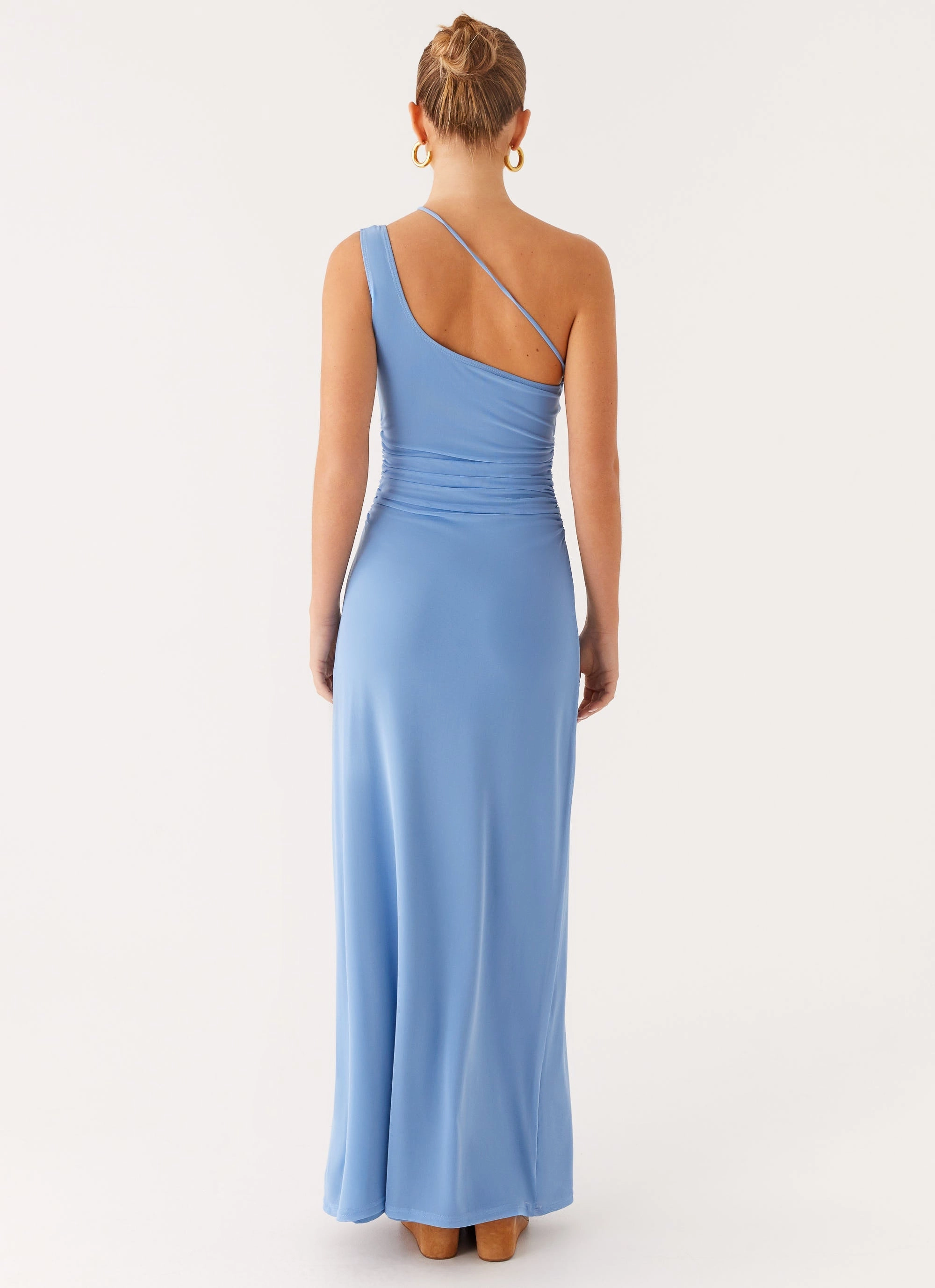 Relaxed Wear Style Blend Larisa Maxi Dress - Cornflower Blue
