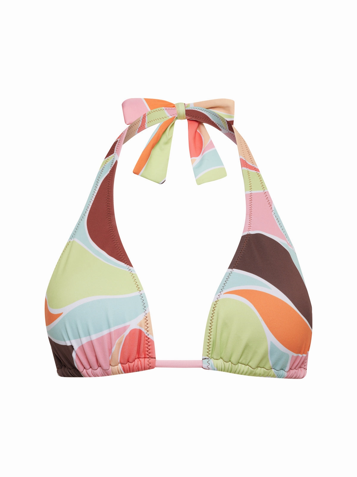 MidweightKnit Bright Breeze Halter Bikini Top Kona