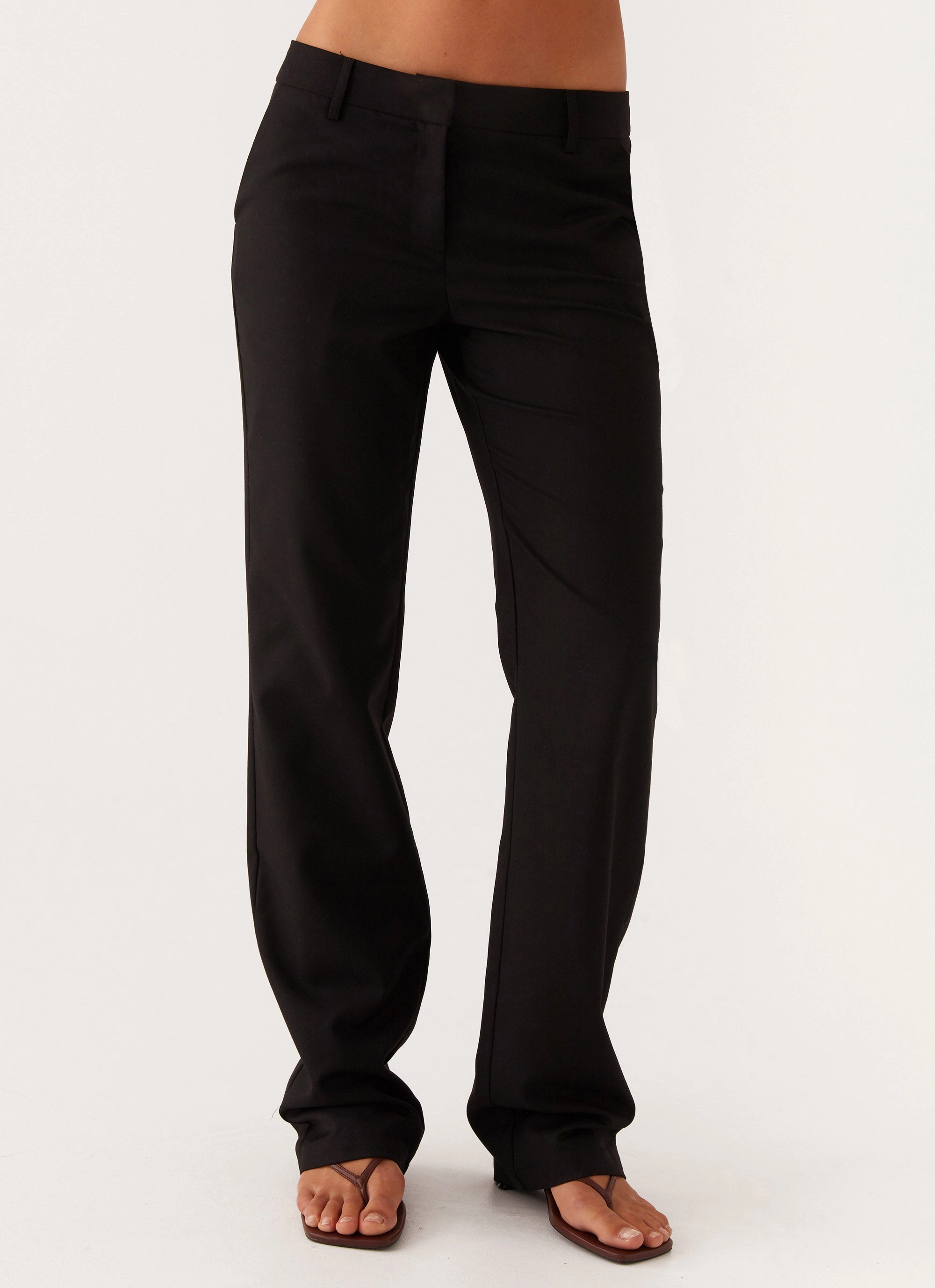 Durable Hem Britley Fitted Trouser - Black