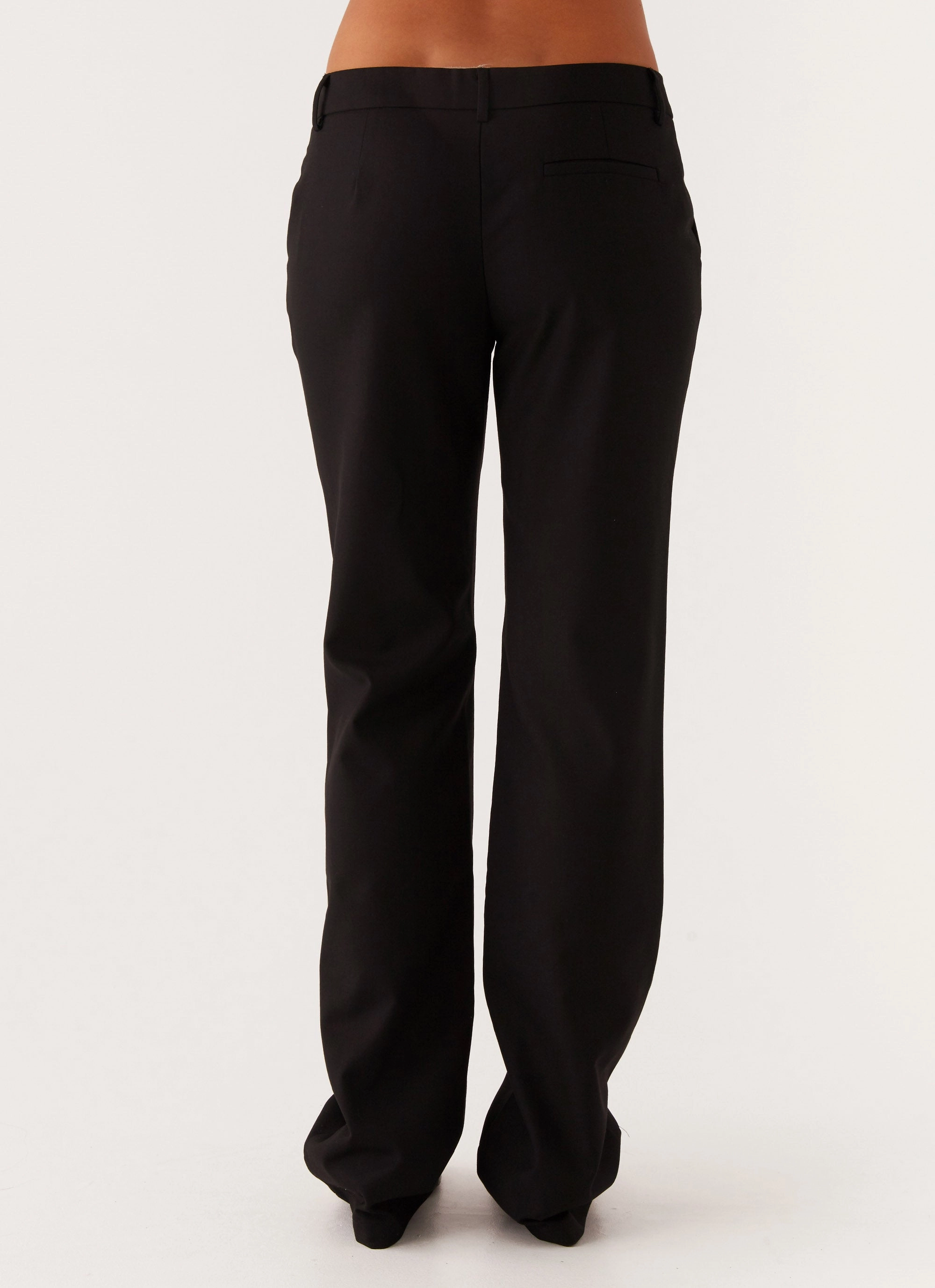 Feminine Cut Britley Fitted Trouser - Black