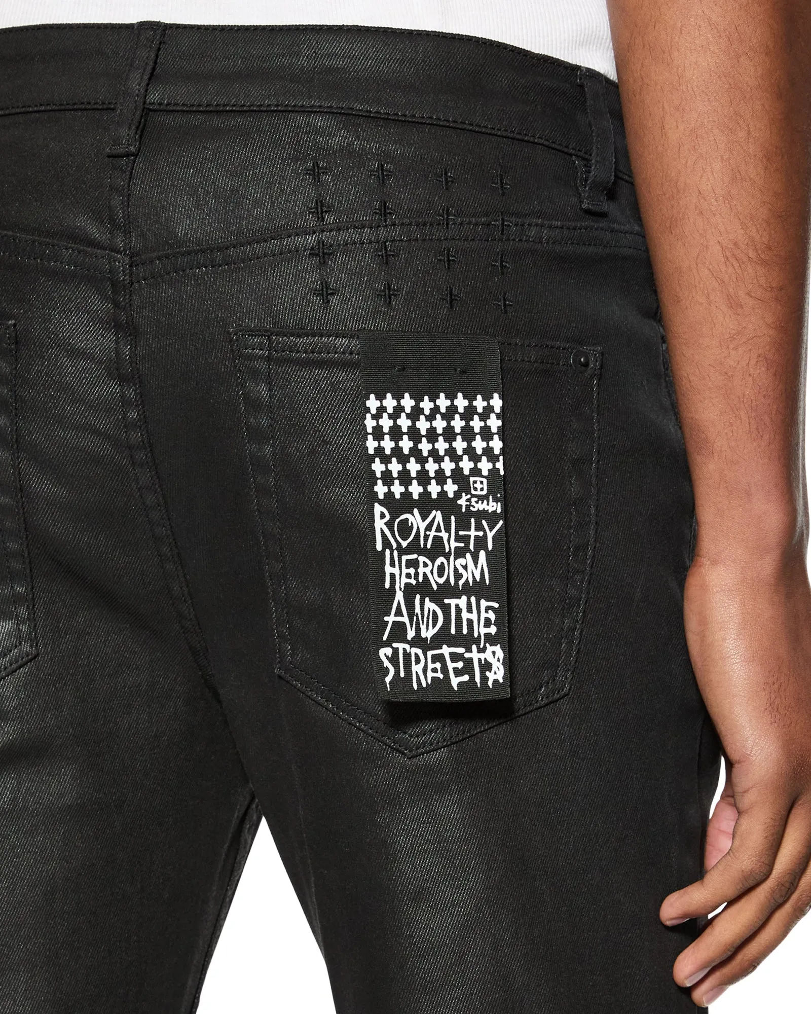 BRONKO BLACK WAX No Gap Waist Eco Friendly Lightweight Modern