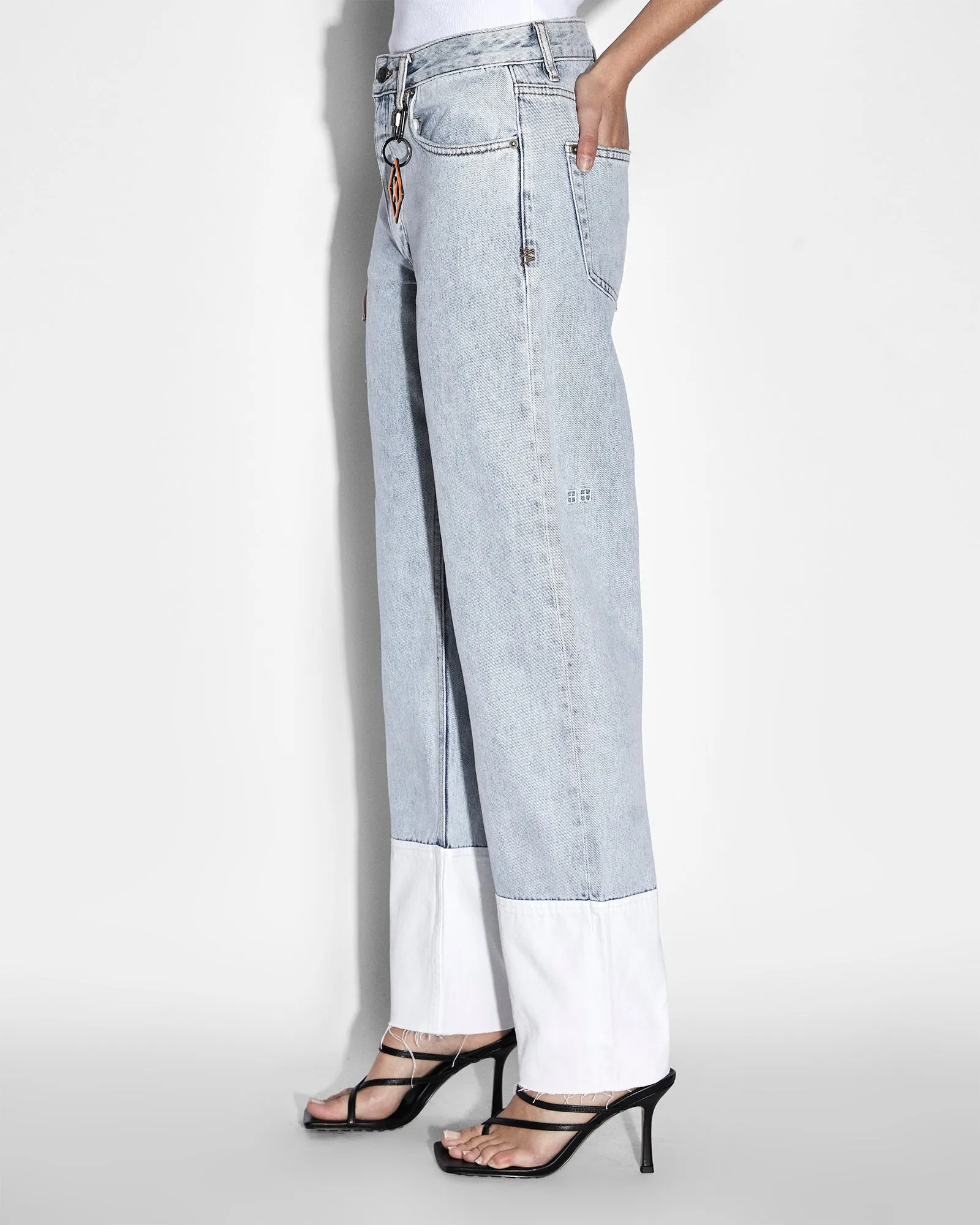 Chic casual Stretchable BROOKLYN JEAN MUSE CUFFED