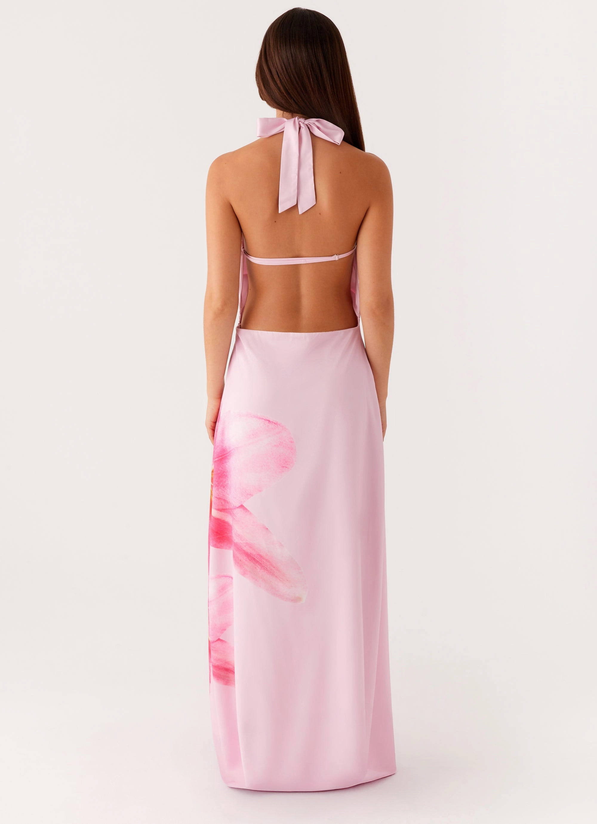 Lounge Vibes Bryony Cowl Maxi Dress - Pink