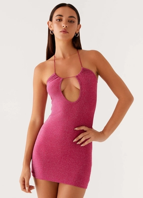 Daywear Comfort Daily Mood Jupiter Mini Dress - Raspberry