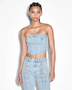 BUSTIER DOVE LACED Multipurpose Utility Pockets Straight Leg