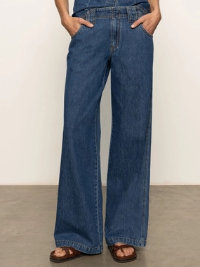 Arden Wide Leg Jeans Perfect Storm Durable Reinforced Elbows Non Chafing Side Seams