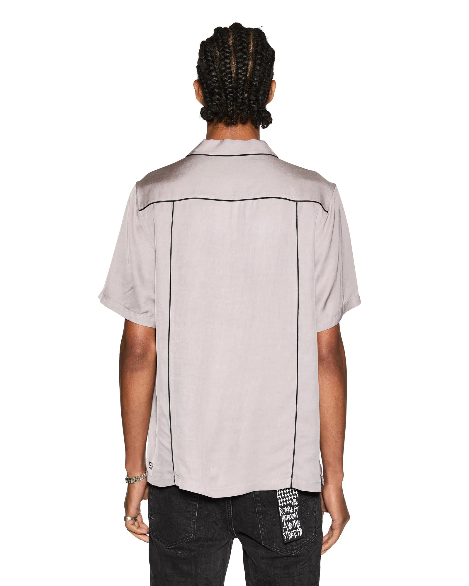 Buttery Soft Texture DOWNTOWN RESORT SS SHIRT HAZE Thermal Regulating Design SheerLayering