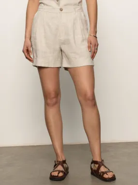 Adjustable Fit Caravan Cuffed Short Flax Chilly Day Comfort